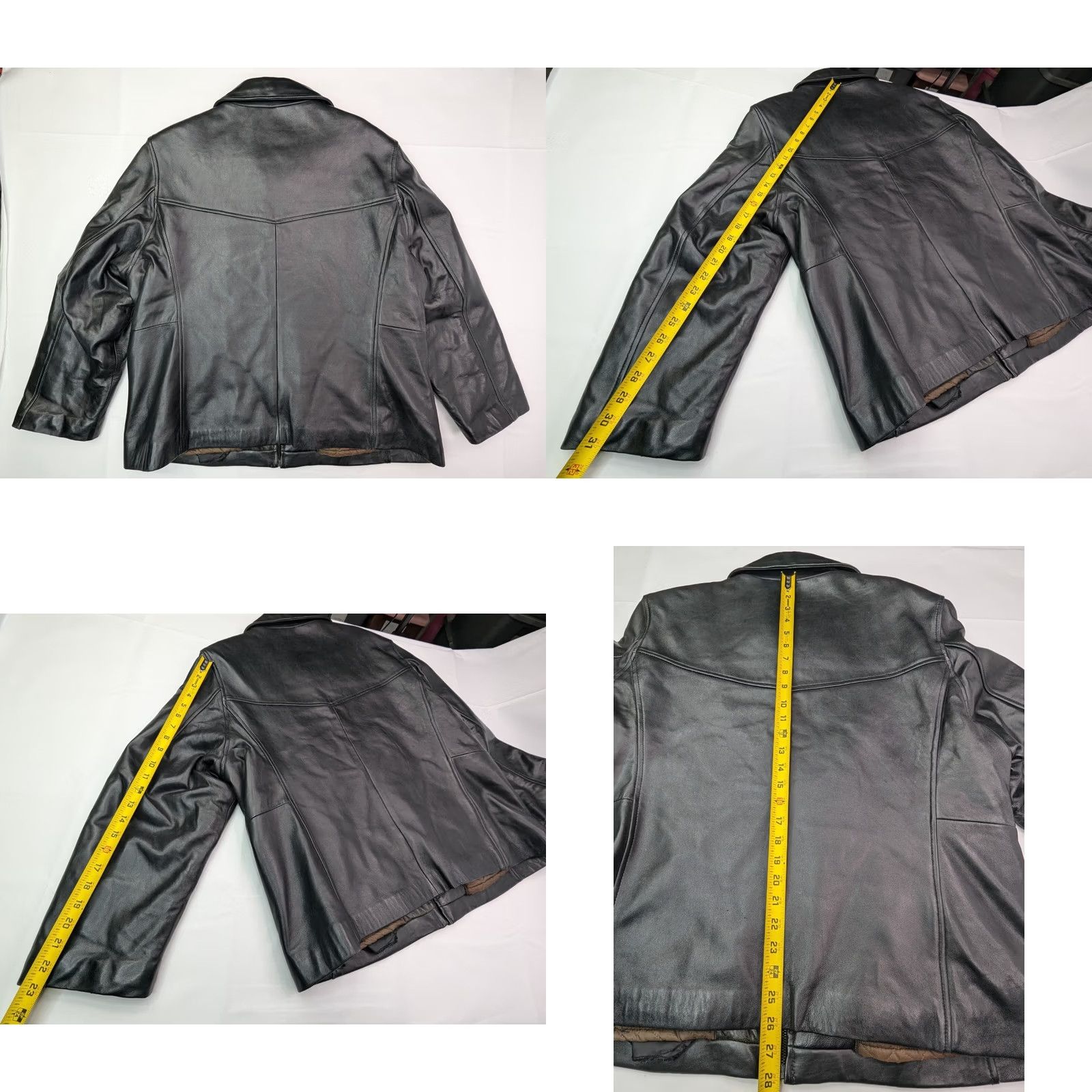 Vintage VINTAGE Bernardo Black Leather Quilted Lined Full Zip Women L Jacket" Size L / US 10 / IT 46 - 9 Thumbnail