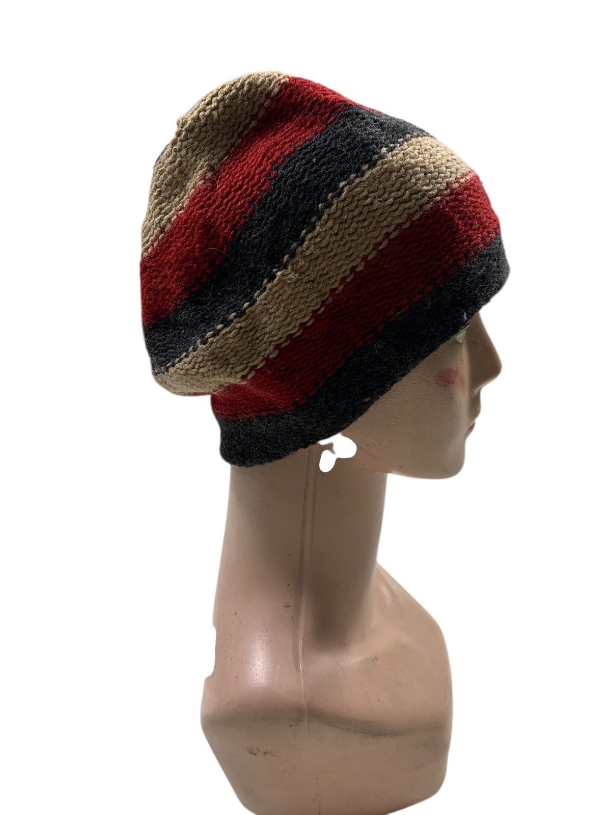 Japanese Brand × Kapital × Vintage Japanese brand striped Beanie Hats RARE Size ONE SIZE - 2 Thumbnail