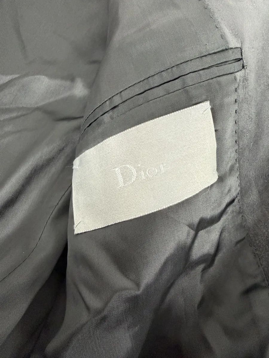Dior AW2003 Dior PVC Black Luster Obscure Trench Coat by Hedi Slimane Size US M / EU 48-50 / 2 - 15 Thumbnail