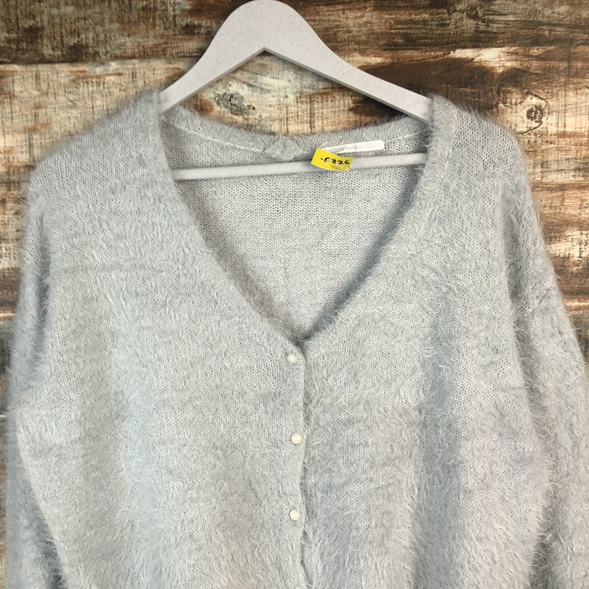 Japanese Brand DL Retro Girl Blue Cardigan Knitwear #C326 Size M / US 6-8 / IT 42-44 - 5 Thumbnail