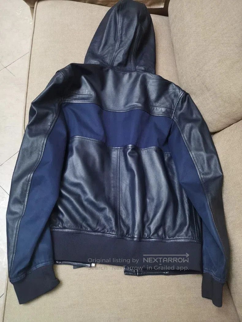 Dior Dior Homme Patchwork Leather Jacket with Hood. Size US M / EU 48-50 / 2 - 2 Thumbnail