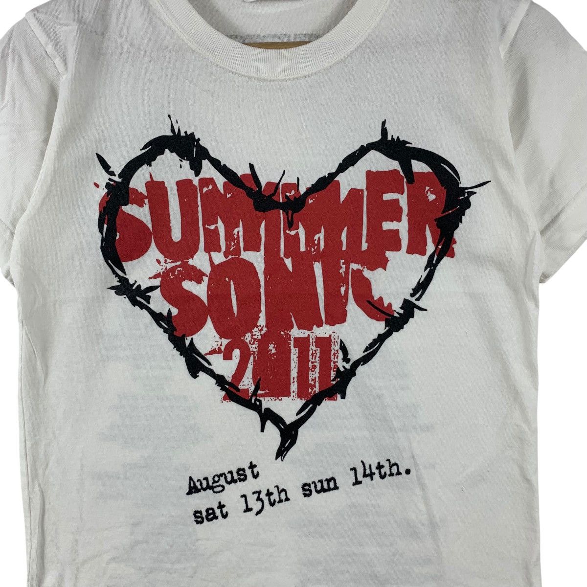 Vintage SUMMER SONIC 2011 Red Hot Chilli Peppers Headlines Tee Size US S / EU 44-46 / 1 - 4 Thumbnail