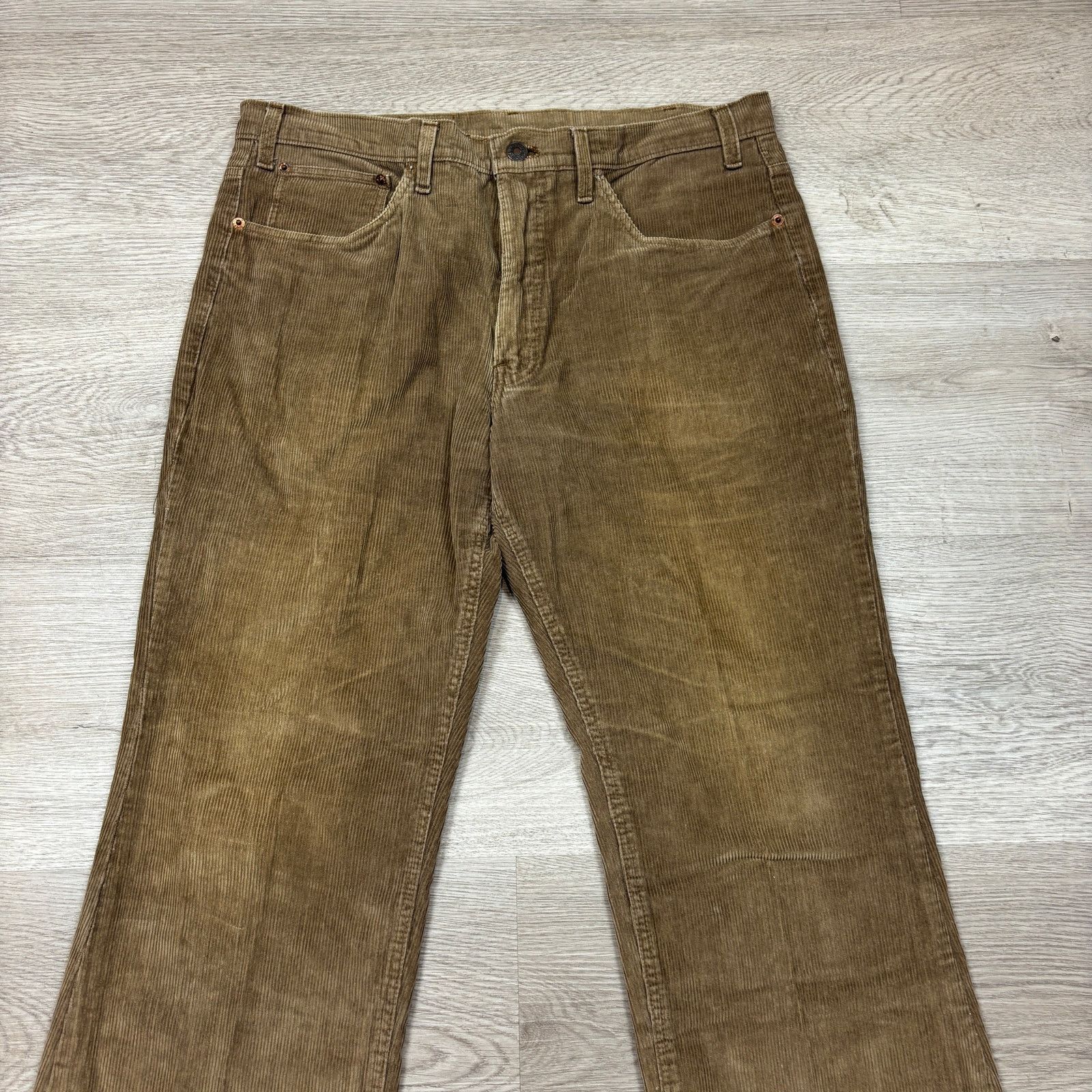 Levi's × Vintage Vintage 70s Levi's Corduroy Pants Talon Zipper Men's 35 x28 Size US 35 - 2 Thumbnail