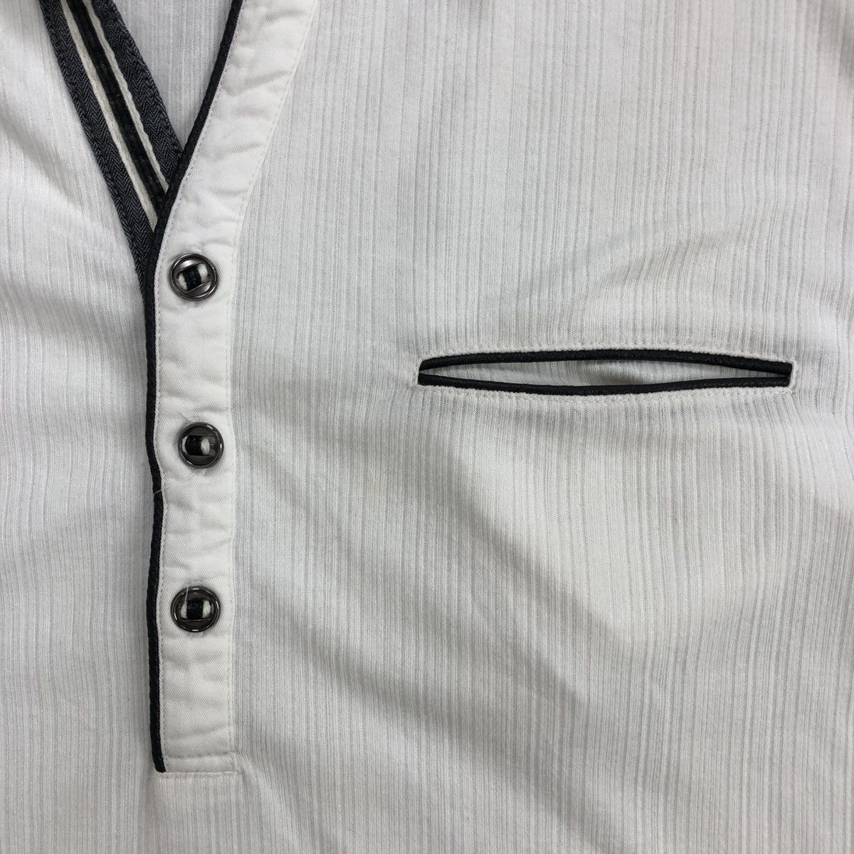 Japanese Brand 2000s Notabene Double Layers Button Tee Size US XXL / EU 58 / 5 - 8 Thumbnail