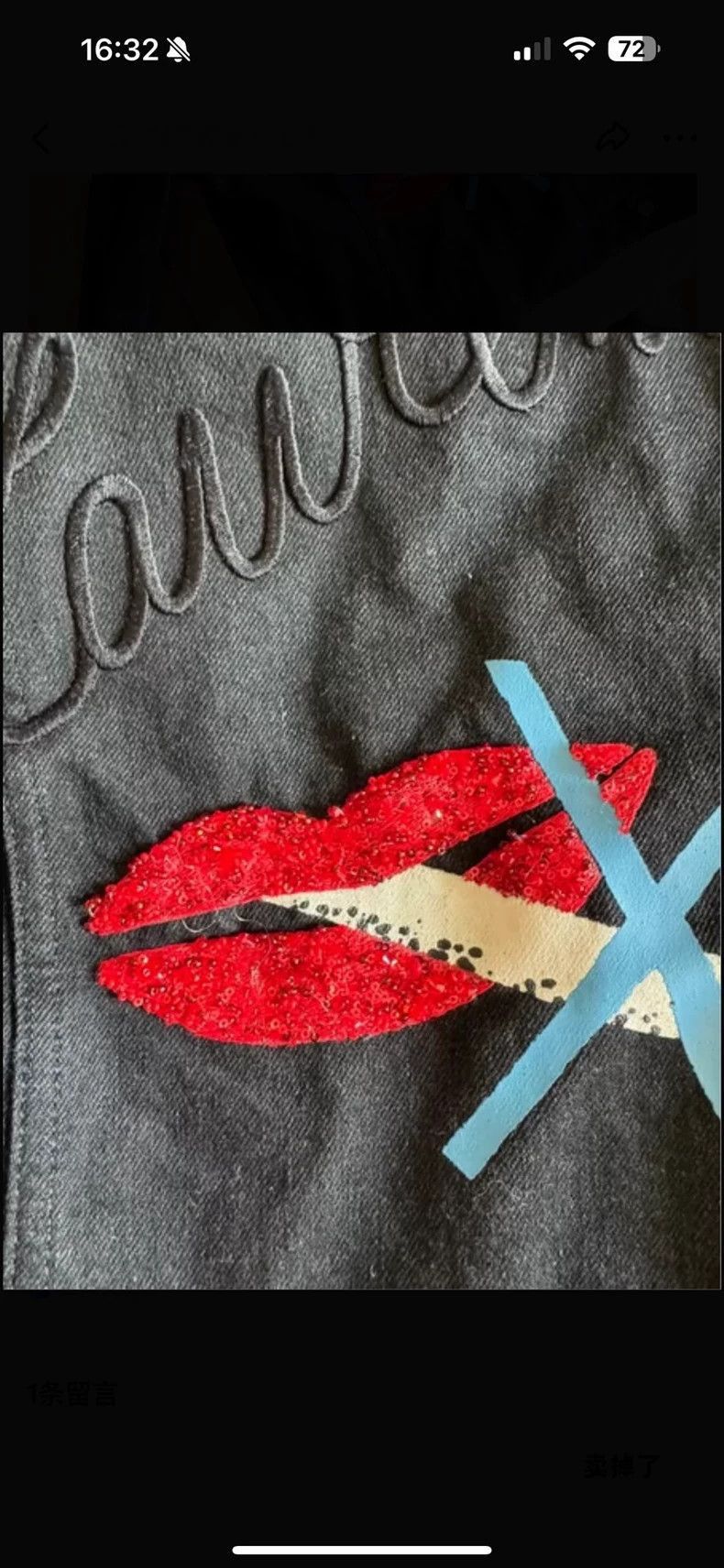 Saint Laurent Paris Saint Laurent Paris Saint Laurent Denim Jacket with Embroi Size US M / EU 48-50 / 2 - 8 Thumbnail