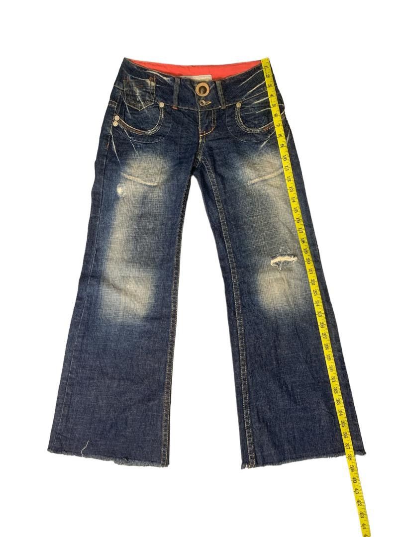Red Pepper Distressed Denim
