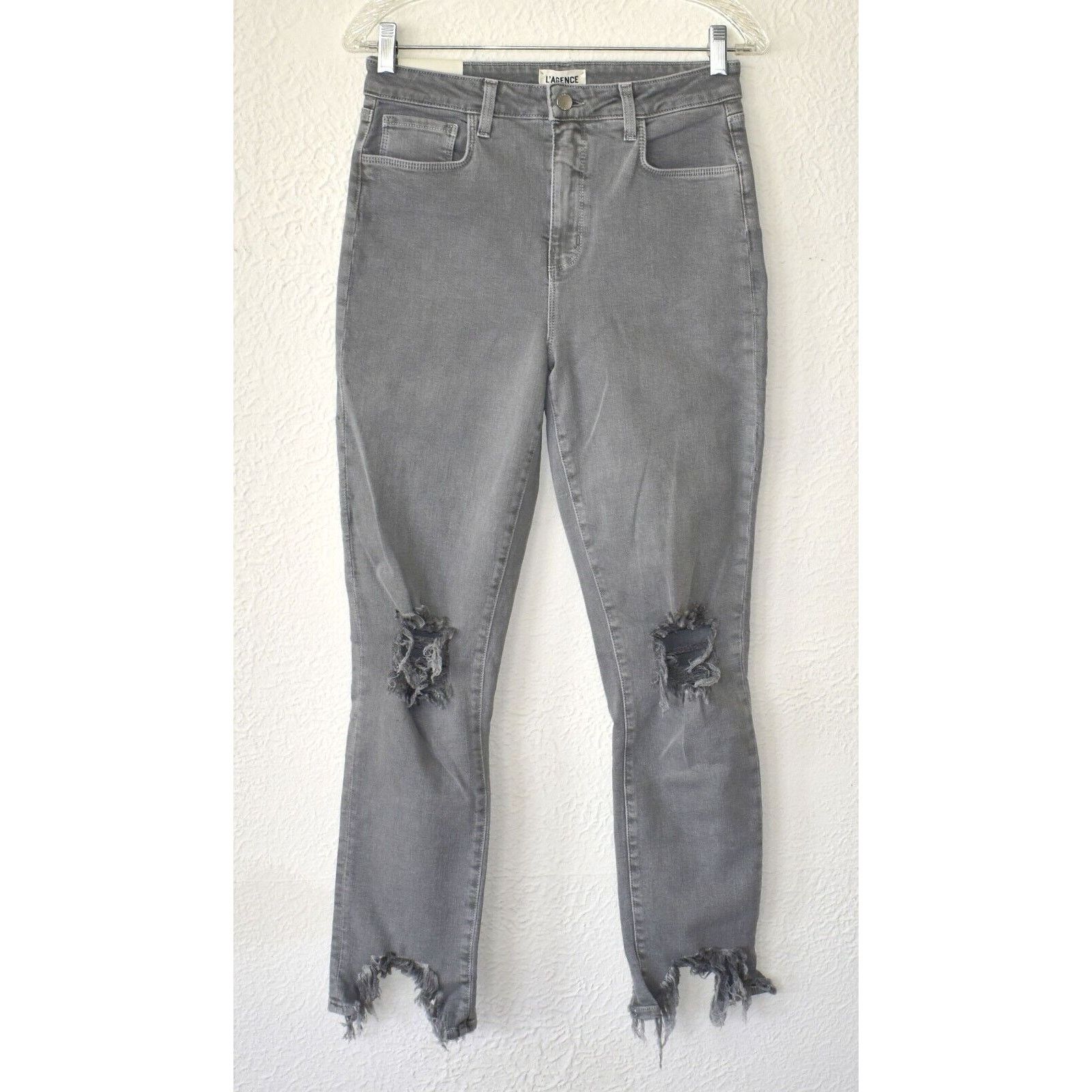 L'AGENCE B0 NEW L'AGENCE Gray High Rise Skinny Jeans Size 29 Size 29" - 1 Thumbnail