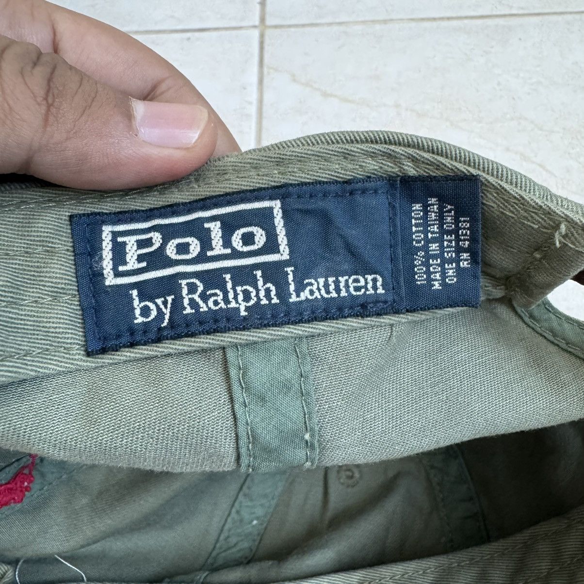 Polo Ralph Lauren Vintage Polo Ralph Lauren Olive Green Cap Size ONE SIZE - 6 Thumbnail