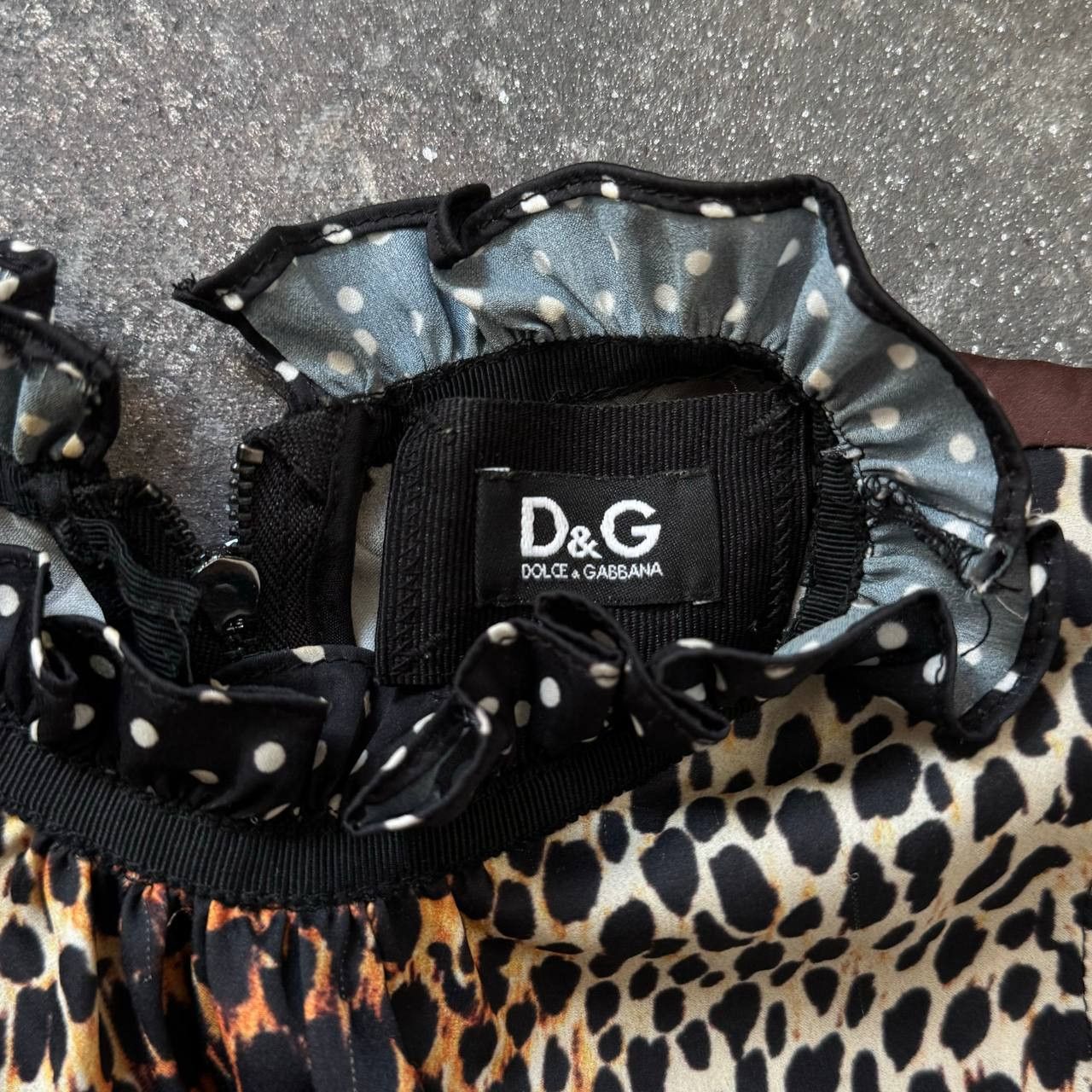 Dolce & Gabbana × Vintage D&G Dolce & Gabbana Vintage Leopard Maxi Dress Size M / US 6-8 / IT 42-44 - 12 Thumbnail