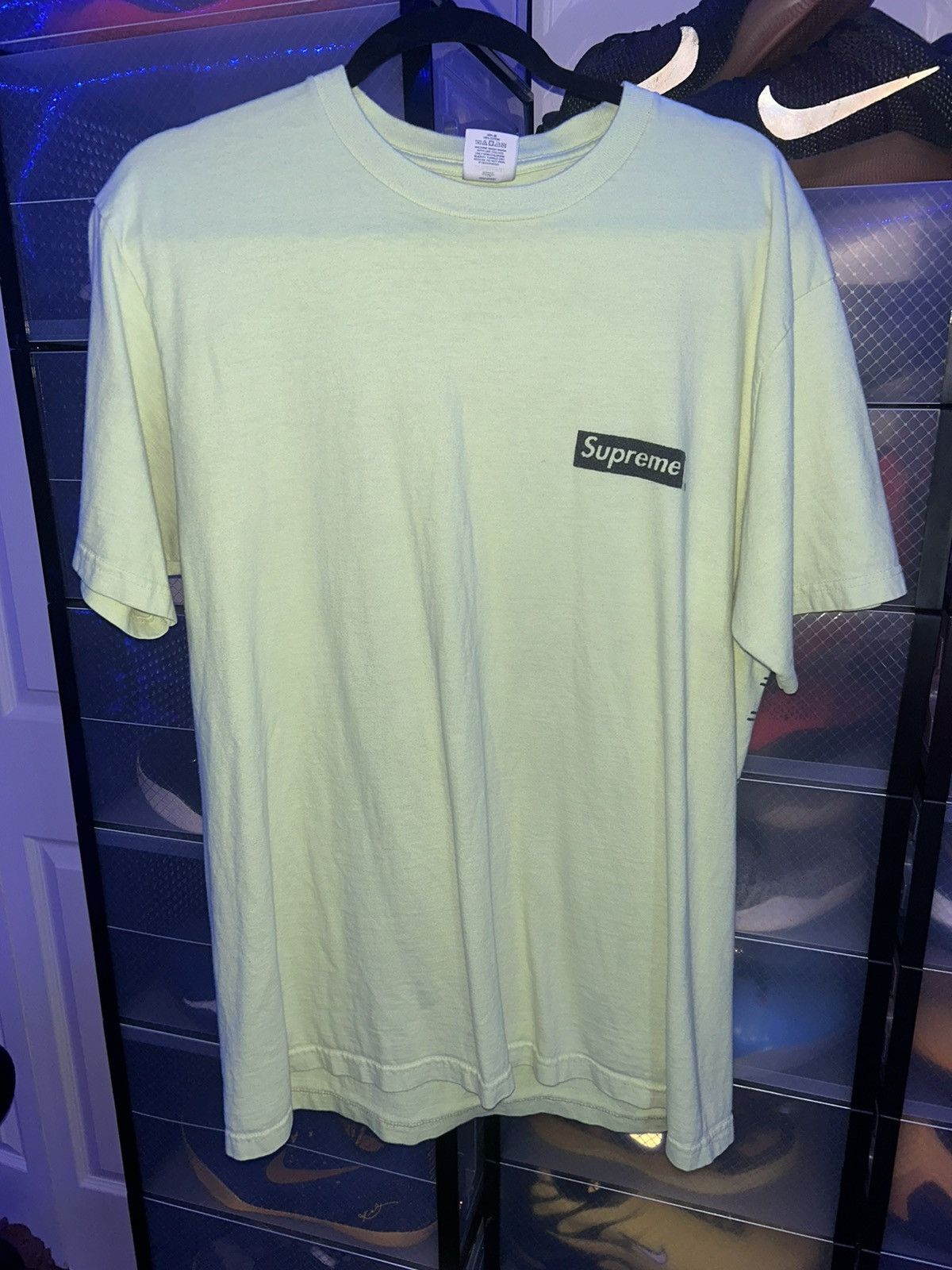 Supreme Supreme Spiral Tee Bright Yellow SS21 size Large Size US L / EU 52-54 / 3 - 1 Thumbnail