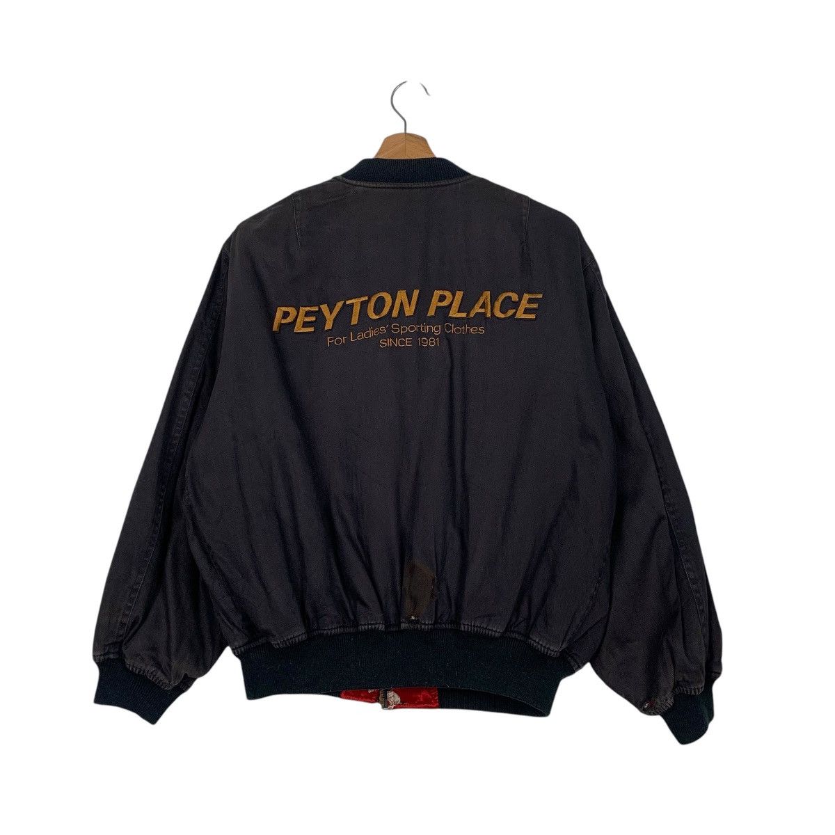 Japanese Brand Peyton Place Bomber Jacket Size M / US 6-8 / IT 42-44 - 7 Thumbnail
