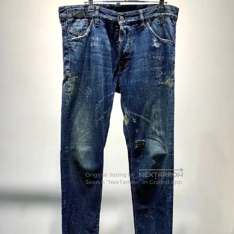 DSQUARED2 Blue Denim Casual Pants for Men .