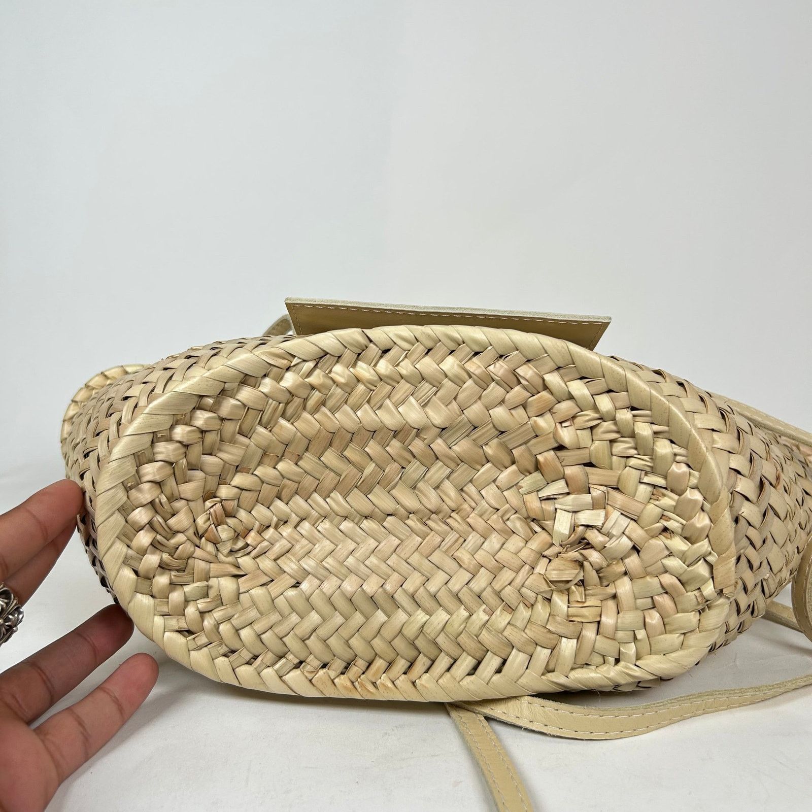 Jacquemus Jacquemus Ivory Small Le Petit Panier Soli Basket Bag Size ONE SIZE - 4 Thumbnail