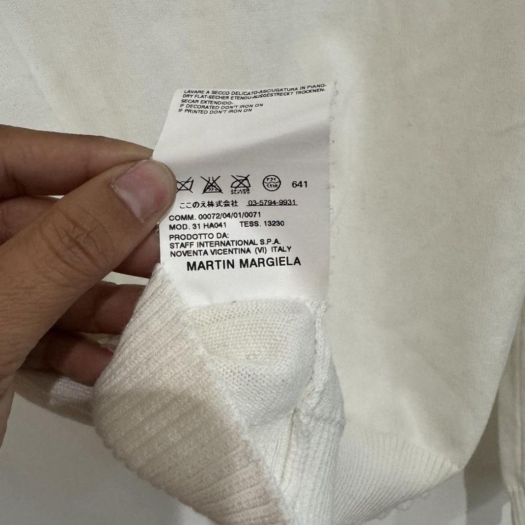Maison Margiela Vintage Maison Margiela Blank Label Cut-out Cardigan Size S / US 4 / IT 40 - 6 Thumbnail