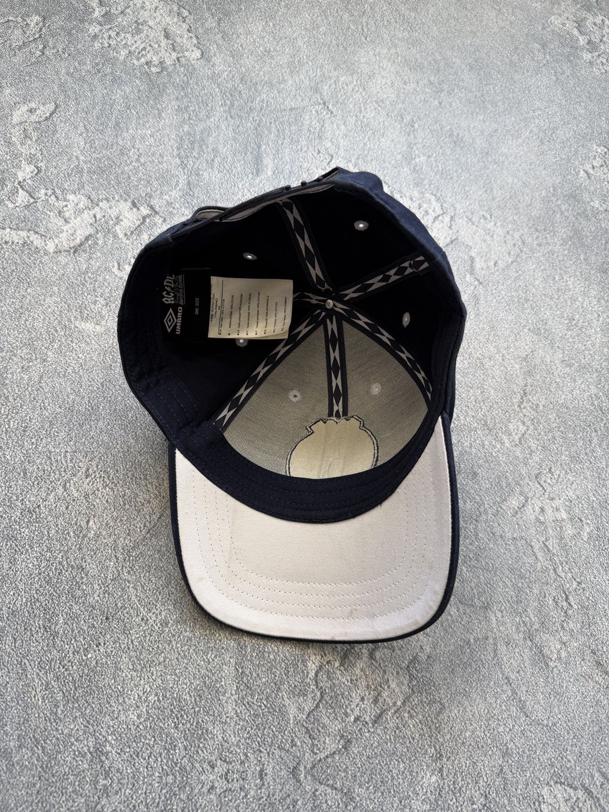Umbro AC/DC Baseball Cap High Voltage Blue Umbro Cap Size ONE SIZE - 5 Thumbnail