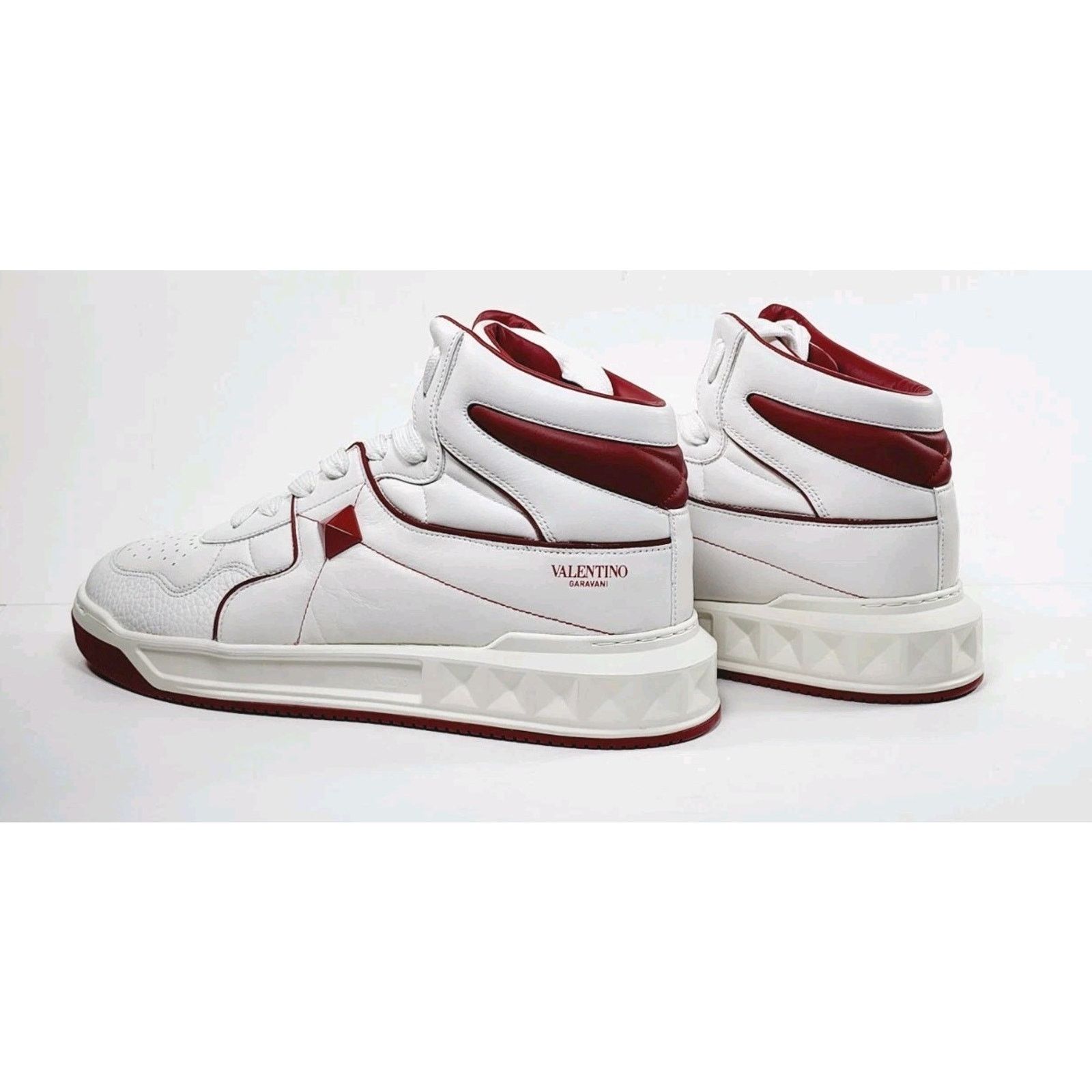 Valentino Valentino Garavani Sneakers Men Leather White/Red US 10. Size US 10 / EU 43 - 8 Thumbnail