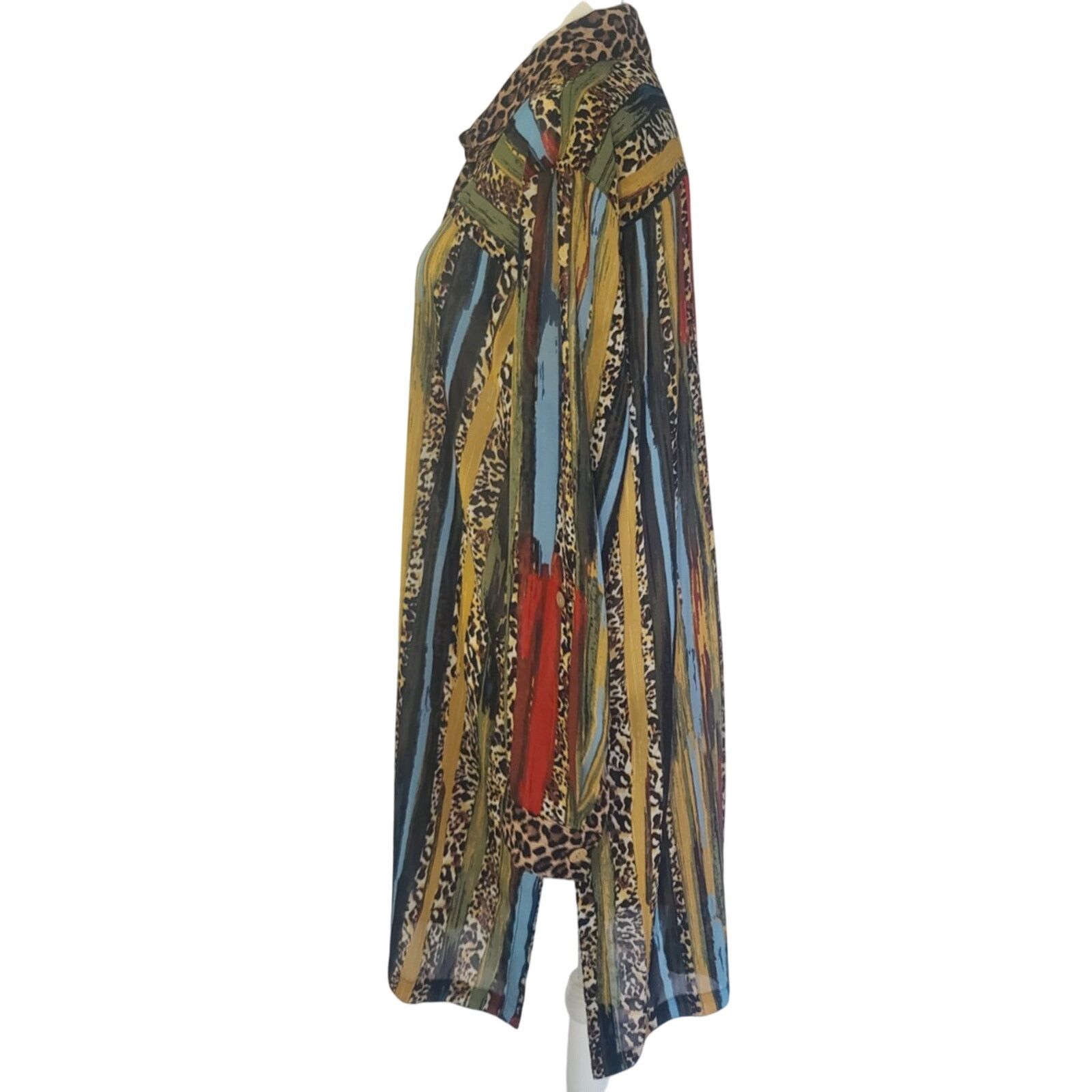 Other John Mark Women's Collared Multicolor Tunic Top XL Size XL / US 12-14 / IT 48-50 - 4 Thumbnail
