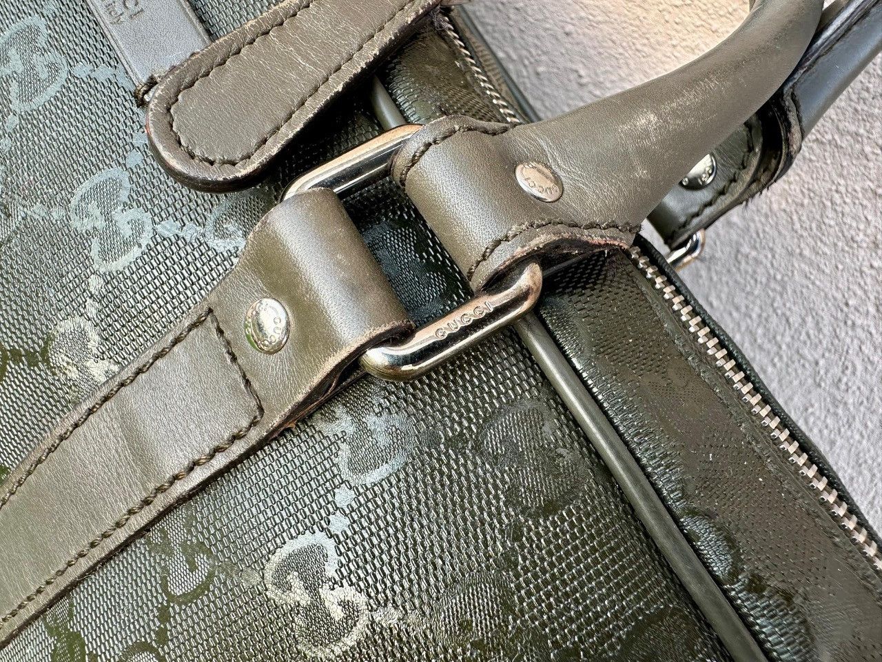 Gucci Authentic Gucci GG Imprime Medium Briefcase Size ONE SIZE - 14 Thumbnail