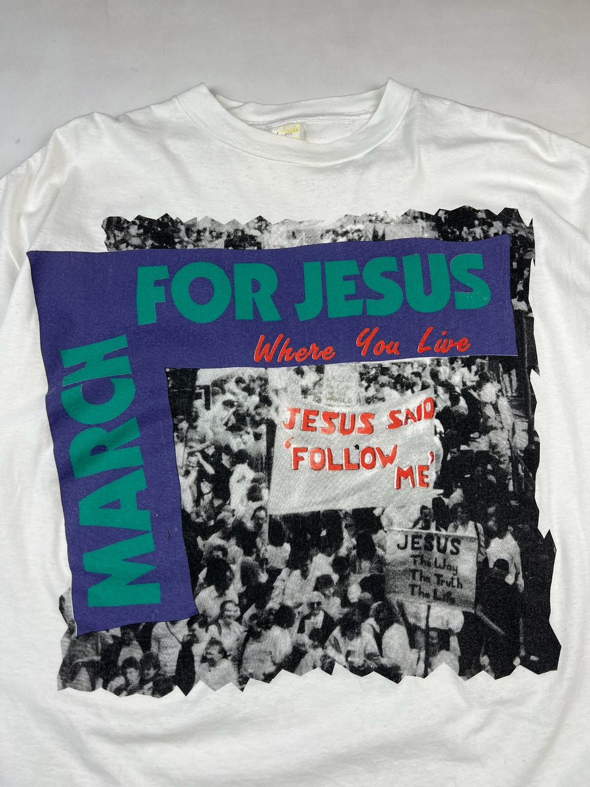 Other Jesus God Holy Bible Tee Shirt Size US XL / EU 56 / 4 - 7 Thumbnail