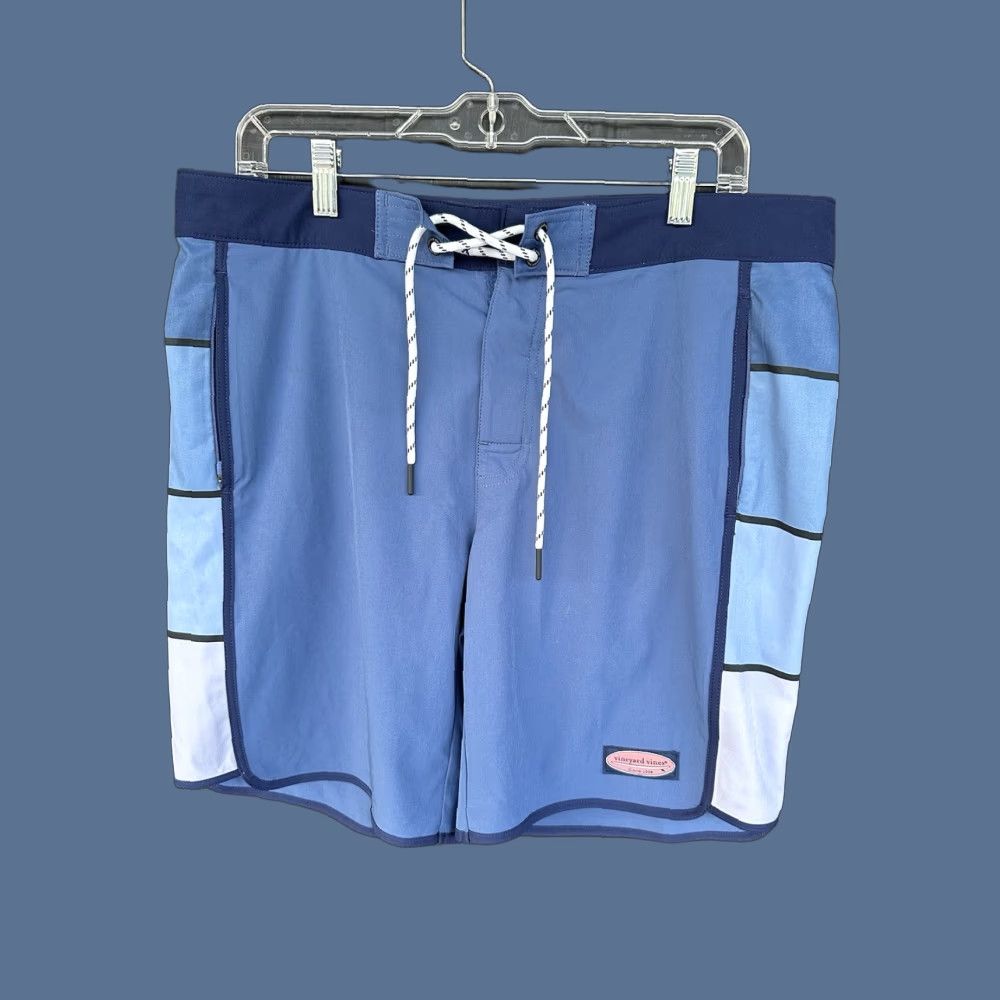 Vineyard Vines Vineyard Vines Board Shorts Trunks 33 Blue Regular Men Size US 33 - 1 Thumbnail