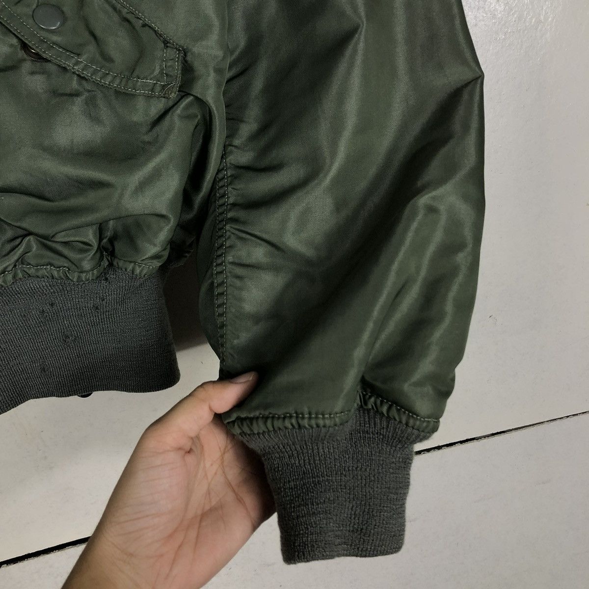 Vintage VINTAGE FLY RIOT RIOT BOMBER JACKET SKYLINE TOYO ENTERPRISE Size US L / EU 52-54 / 3 - 17 Thumbnail