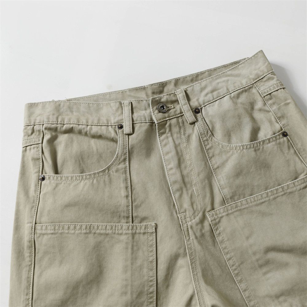 Japanese Brand × Jean American street split deconstruction stitching cargo jeans Size US 32 / EU 48 - 3 Thumbnail