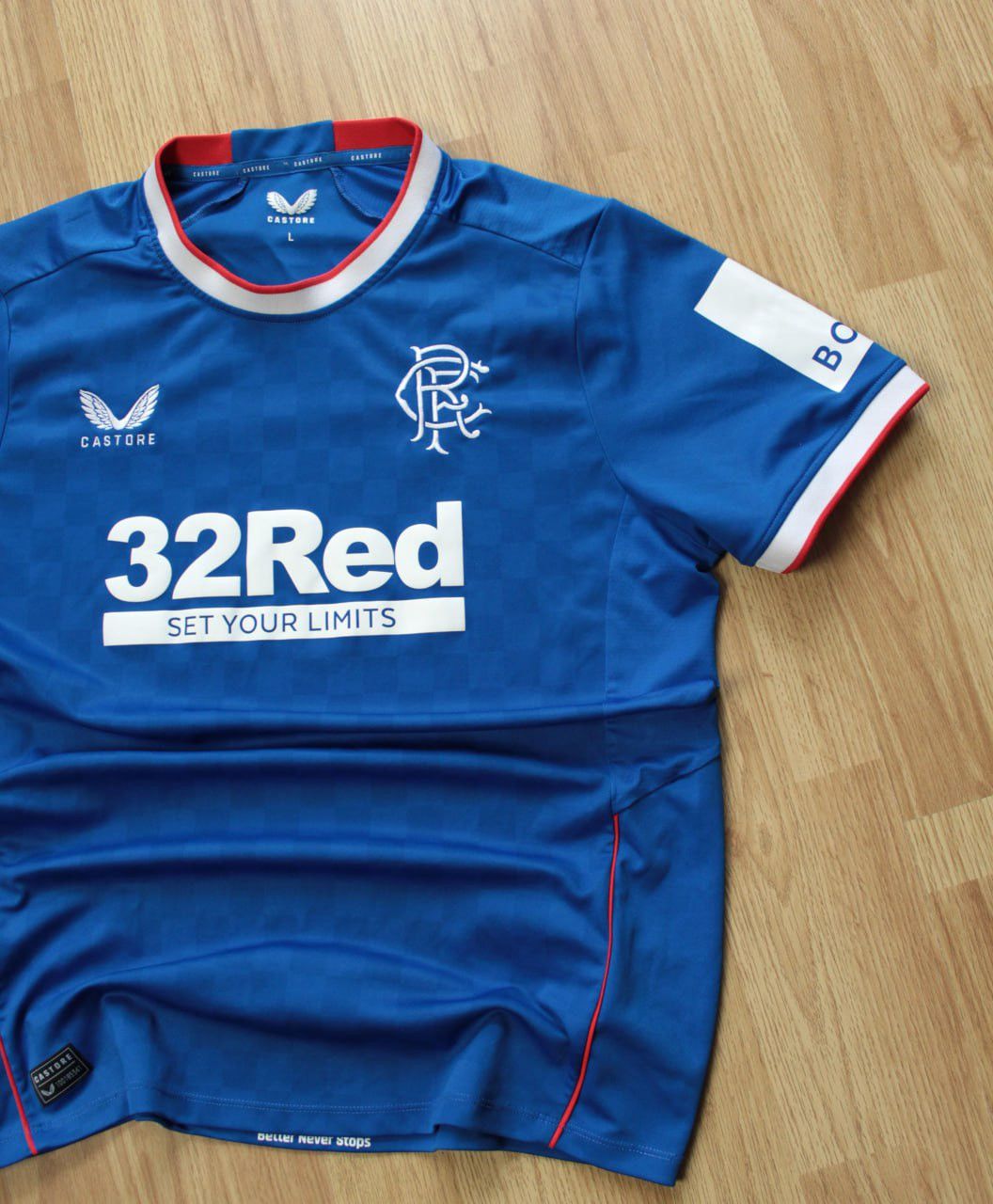 Vintage 🔥 Glasgow Rangers 2022 2023 Home Football Jersey Shirt Size US L / EU 52-54 / 3 - 2 Thumbnail
