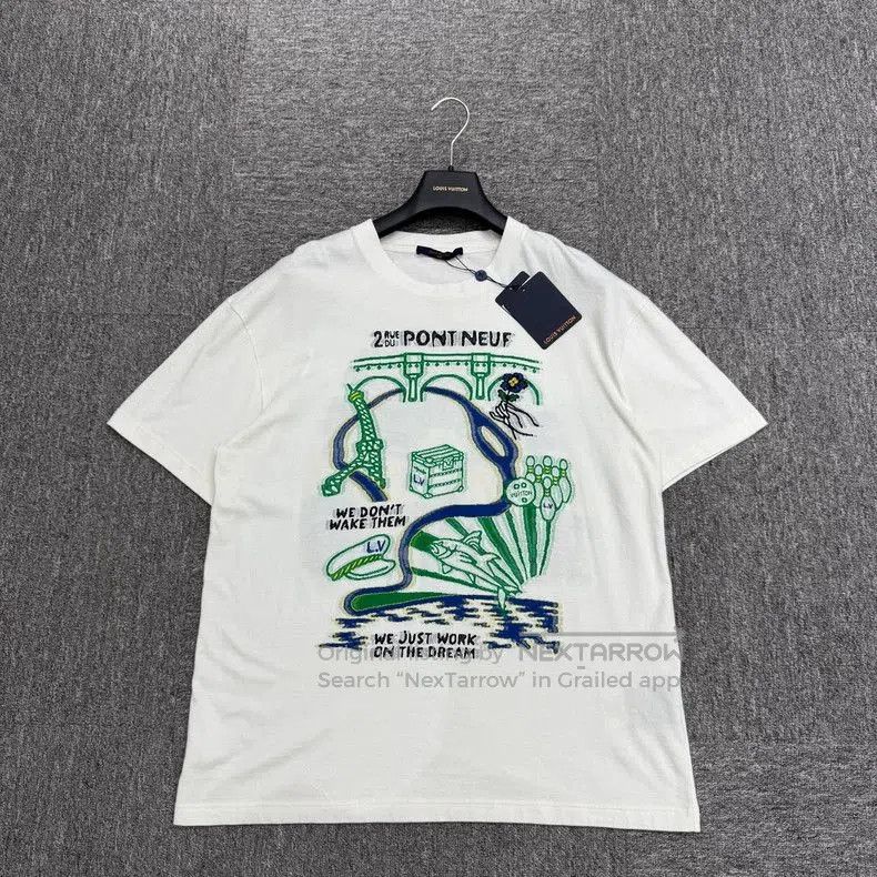 Louis Vuitton Louis Vuitton Embroidered Short Sleeve T. Size US L / EU 52-54 / 3 - 1 Thumbnail