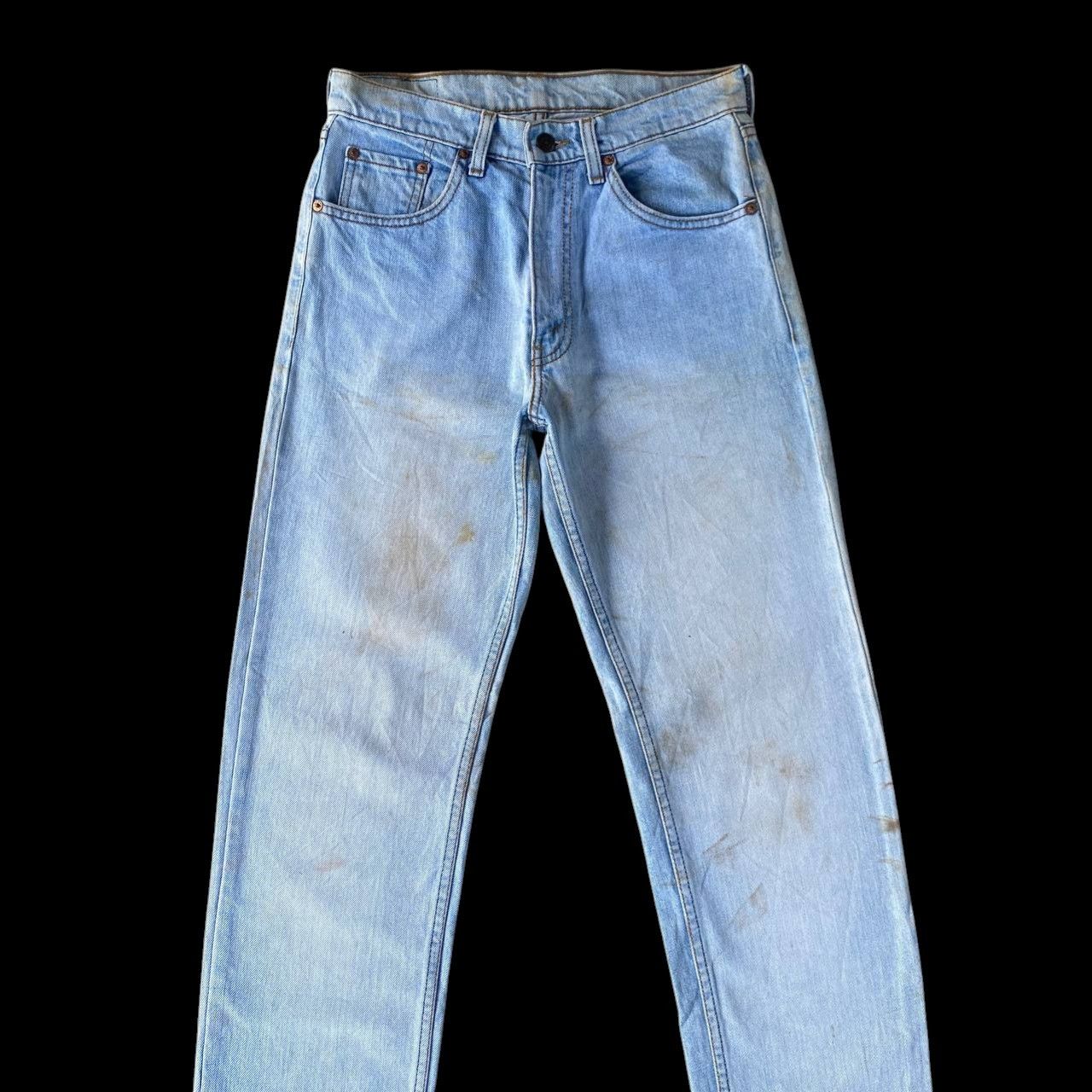 Levi's Vintage Clothing W28" VINTAGE LEVIS 503 YEAR 1989 LIGHTWASH DIRTY GRUNGE JEAN Size US 28 / EU 44 - 5 Thumbnail