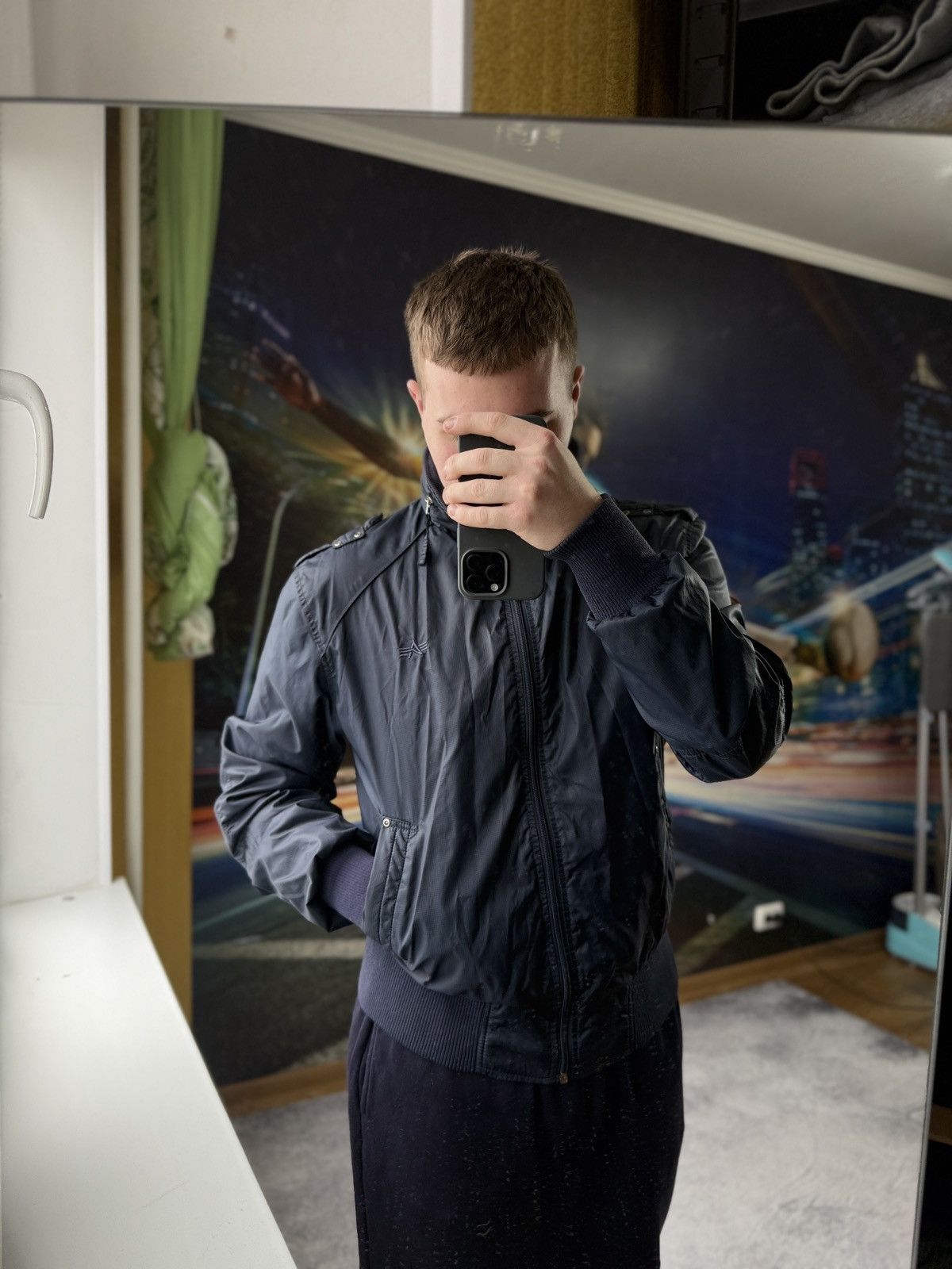 Alpha Industries Alpha Industries Ripstop Flight Jacket Navy Blue Bomber Size US XL / EU 56 / 4 - 18 Thumbnail