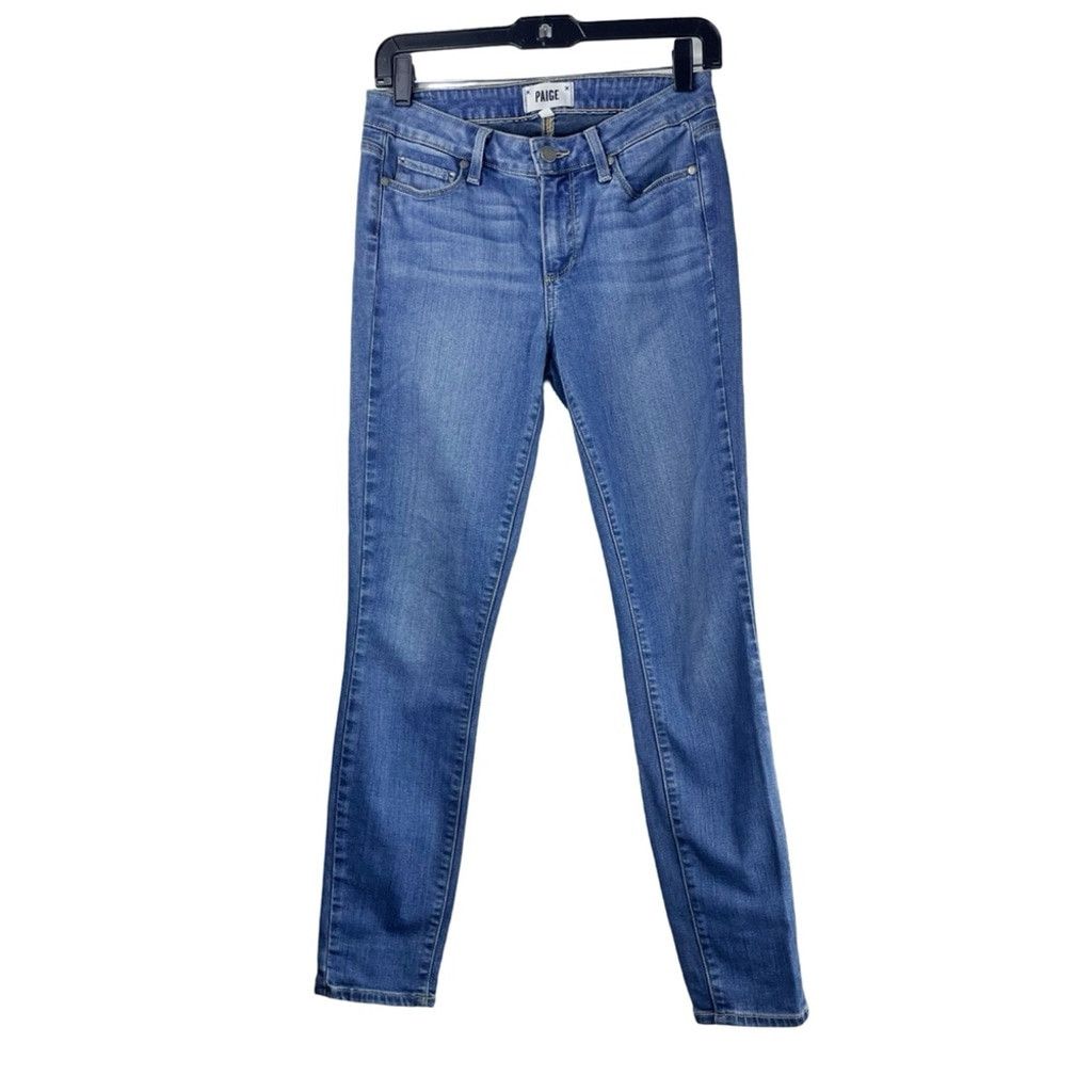 Paige PAIGE Women's Verdugo Ankle Ultra Skinny Blue Jean Size 27 Size 27" / US 4 / IT 40 - 1 Thumbnail