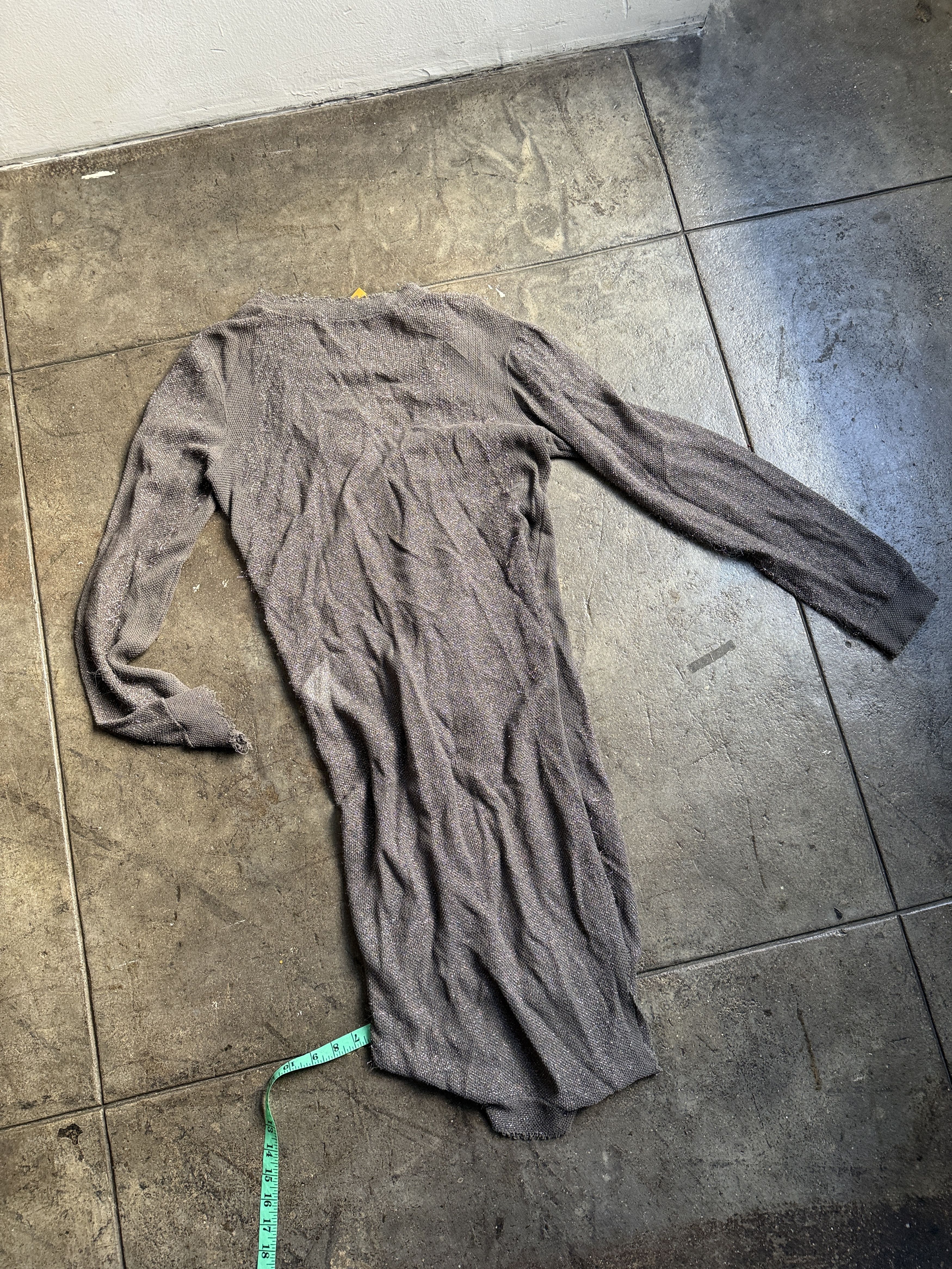 1/1 Sample Anglomani 2-way Cardigan w/ Silver Loose Thread