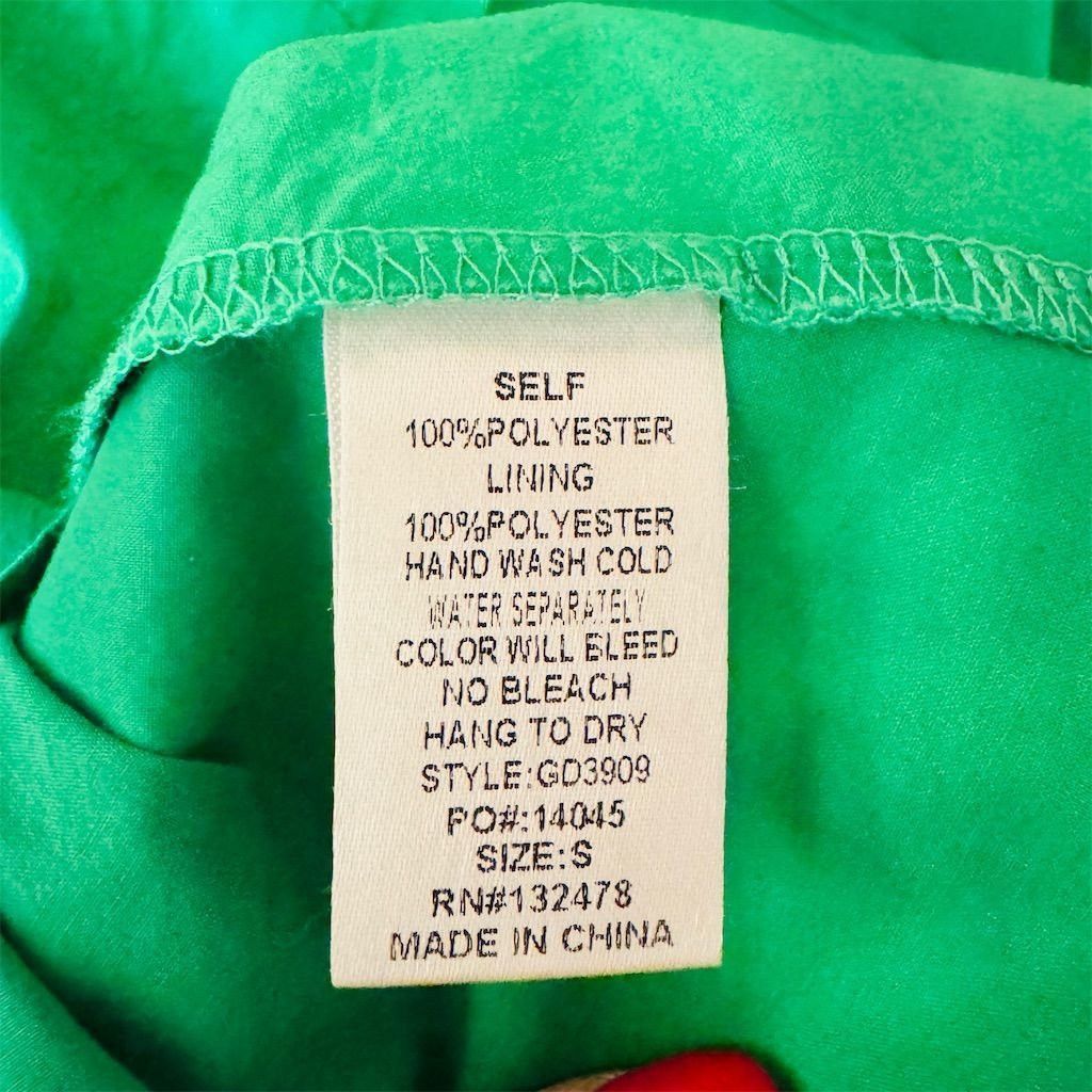 Other Jondie Women's Green Sleeveless Short Sundress Size S Size S / US 4 / IT 40 - 5 Thumbnail