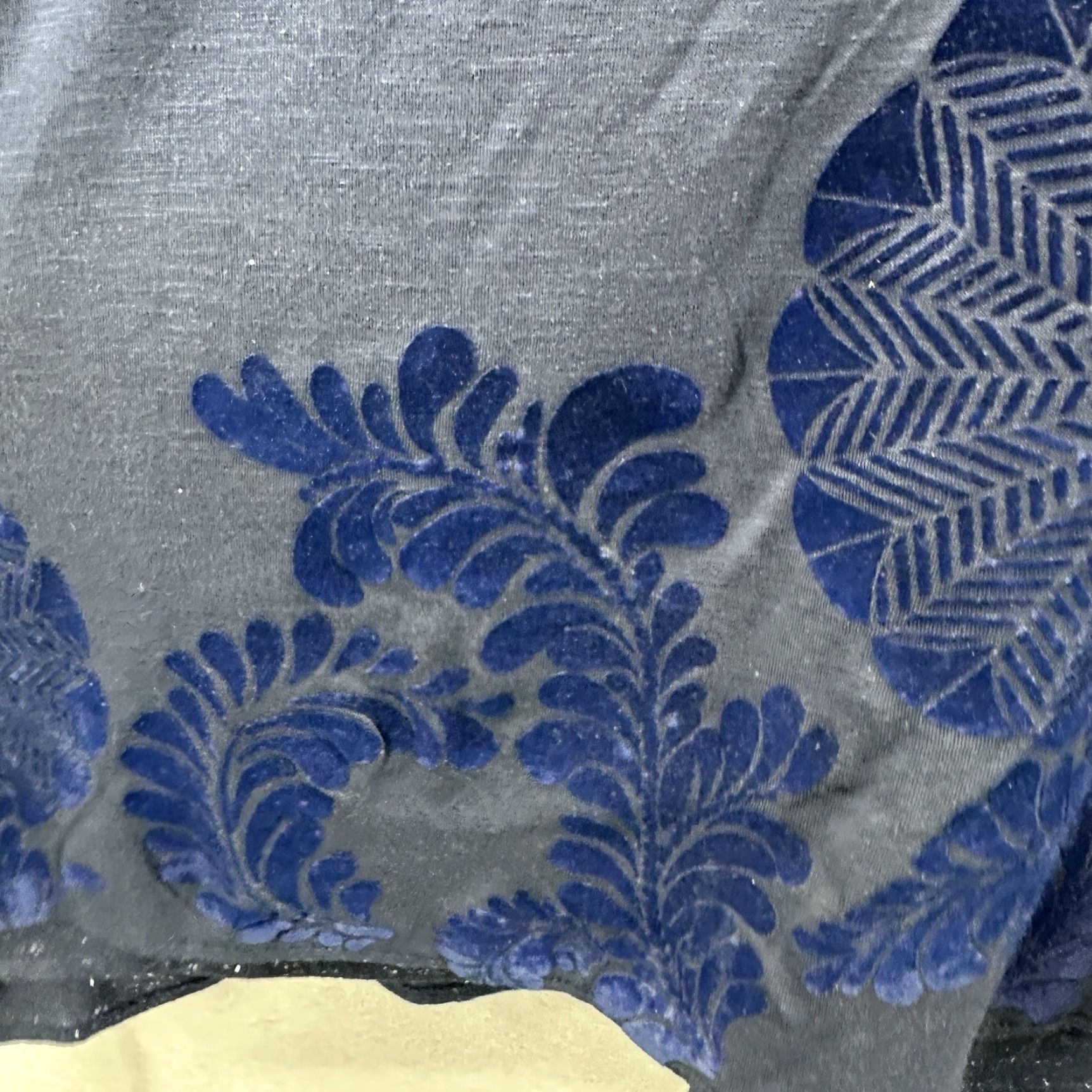 Desigual VINTAGE Desigual Tunic Top Women L Blue Floral Knit Long Sleeve Round Neck Pullover 90s Concert Preppy Artwear Womens Size L / US 10 / IT 46 - 7 Thumbnail