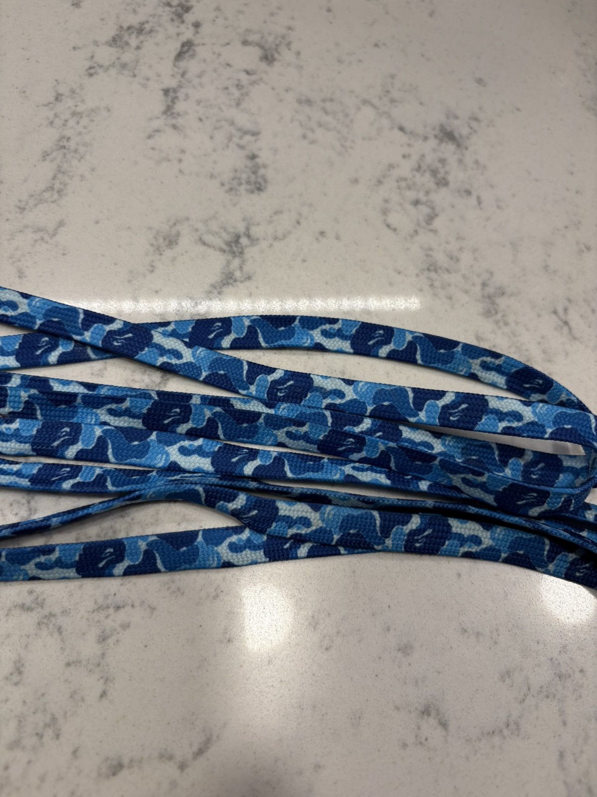 Bape Bape Blue Camo Shoelaces Size ONE SIZE - 4 Thumbnail