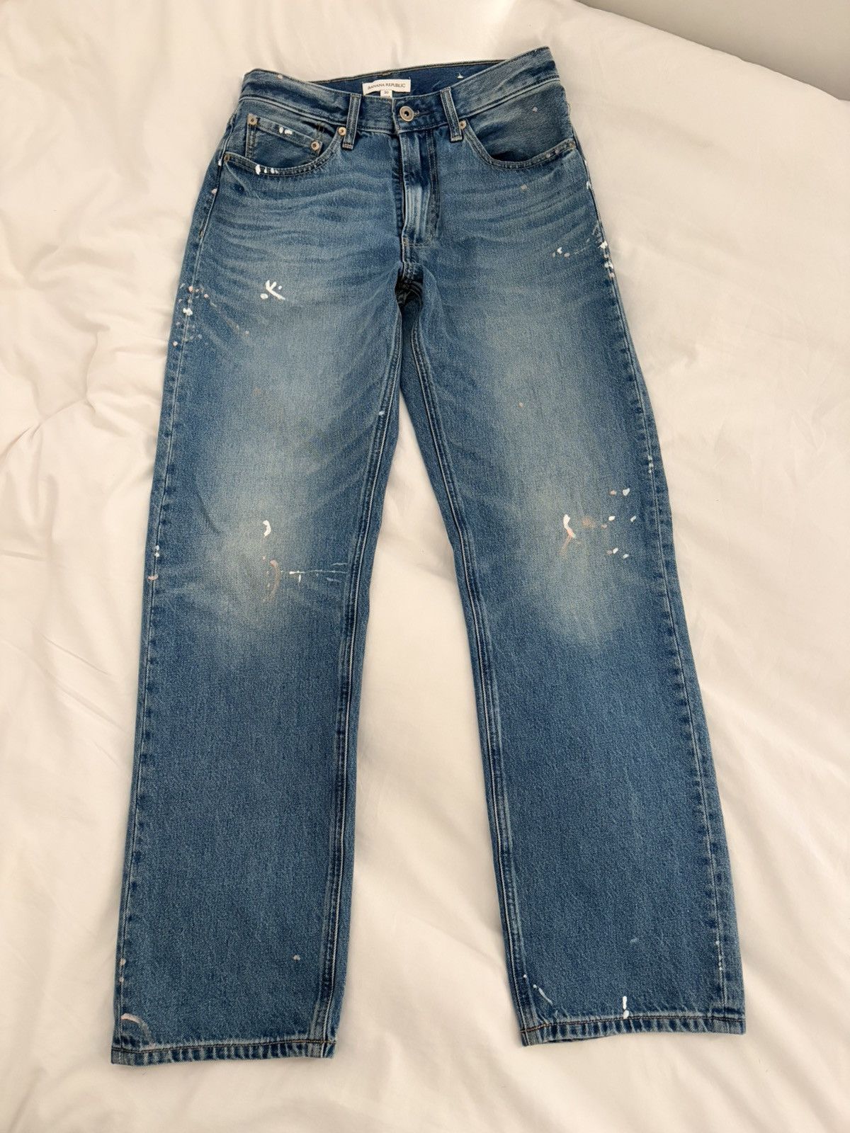 Banana Republic Plaint Splatter Jeans Size US 30 / EU 46 - 1 Thumbnail