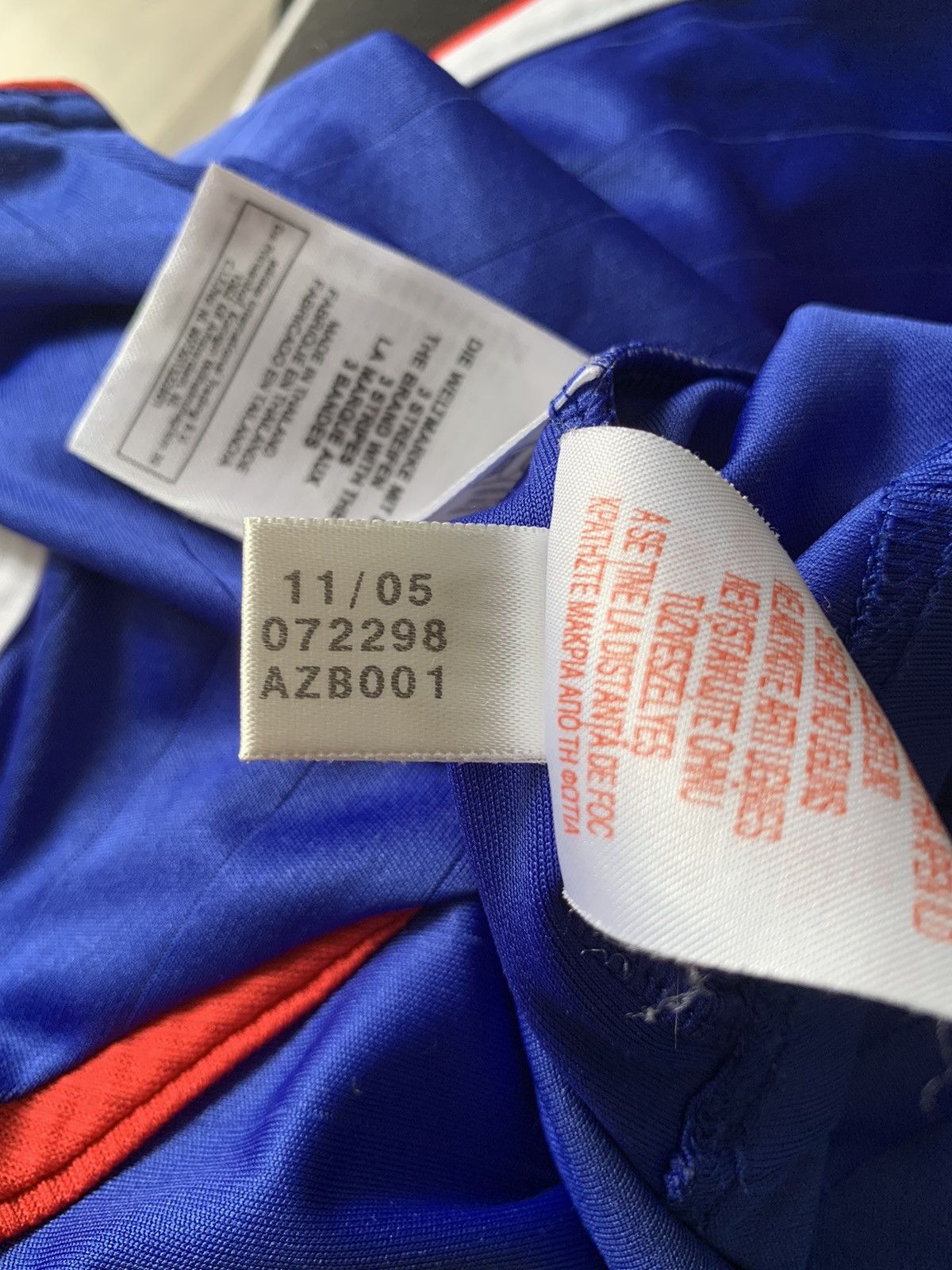 Vintage Adidas France Zidane Home FIFA World Cup 2006 Y2K Jersey Size US XS / EU 42 / 0 - 7 Thumbnail