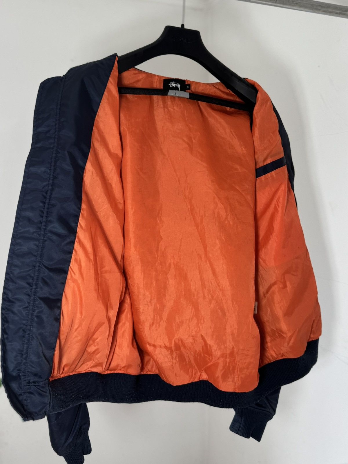 Stussy Stussy Nylon Aviator Blue Orange Bomber Small Size US S / EU 44-46 / 1 - 9 Thumbnail