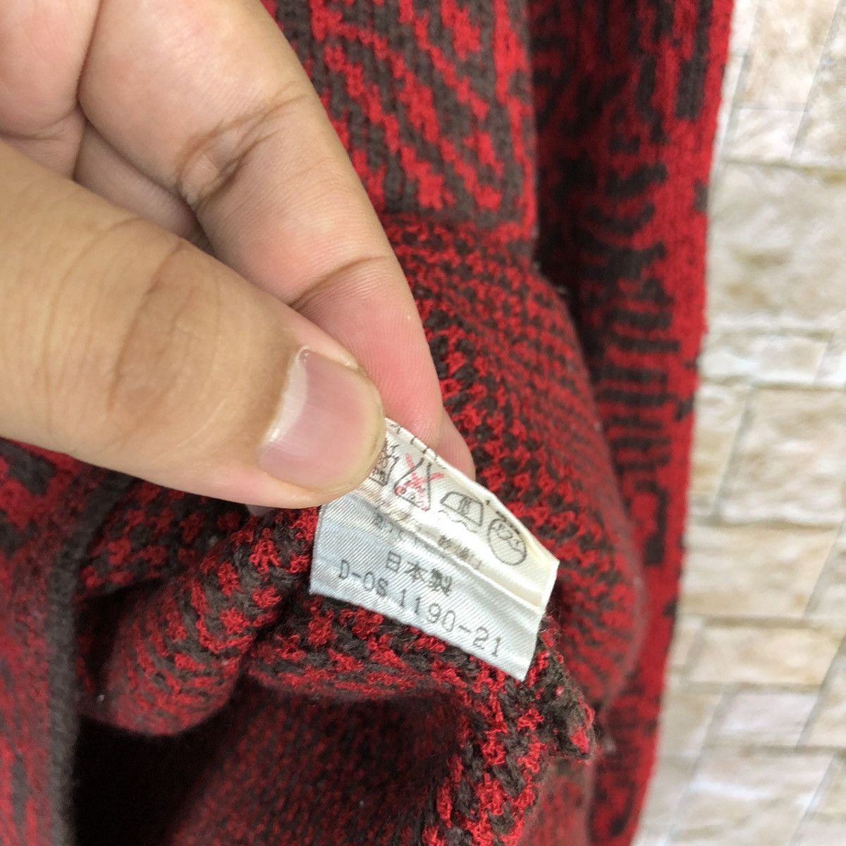 Homespun Knitwear × Japanese Brand × Vintage Celliealan vintage japan Red Knitwear #A1099 Size M / US 6-8 / IT 42-44 - 11 Thumbnail