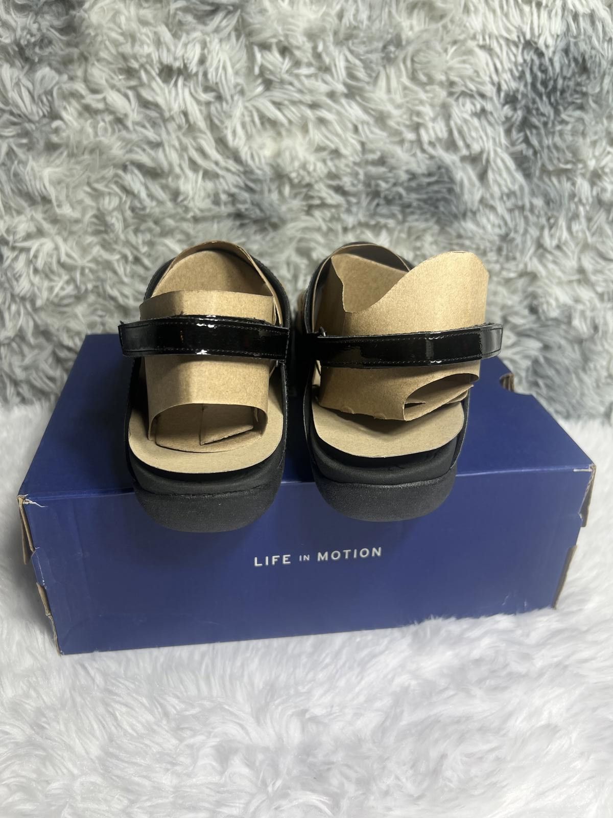 Rockport Rockport Women's Black Patent Leather Sandals Size 9 Size US 9 / IT 39 - 4 Thumbnail