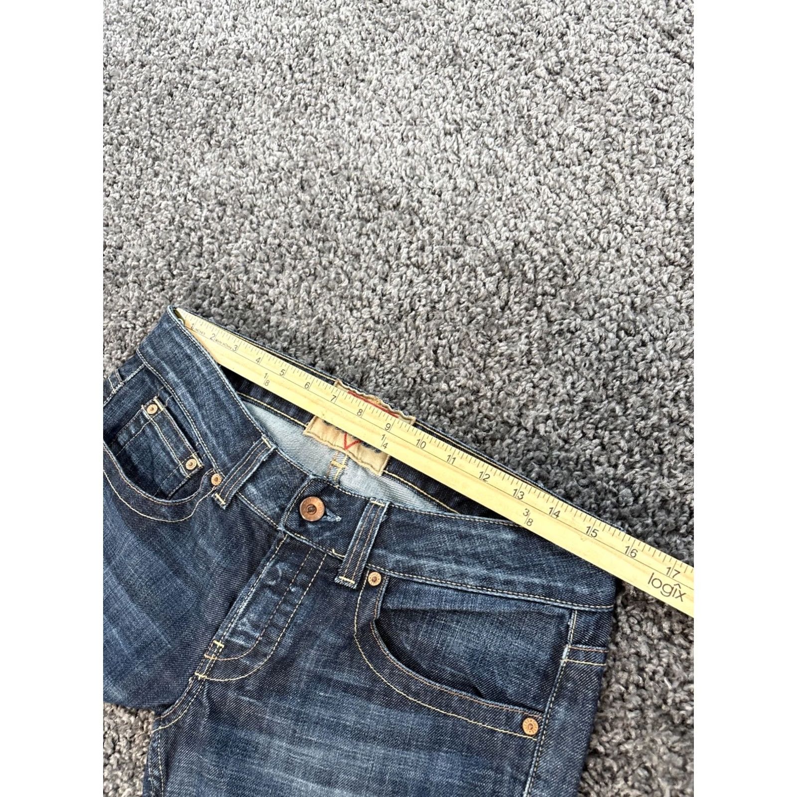 Guess VINTAGE GUESS Jeans Mens 30x32 Denim Button Fly 90s Blue Wash Straight 5-Pocket Mens Size US 30 / EU 46 - 4 Thumbnail