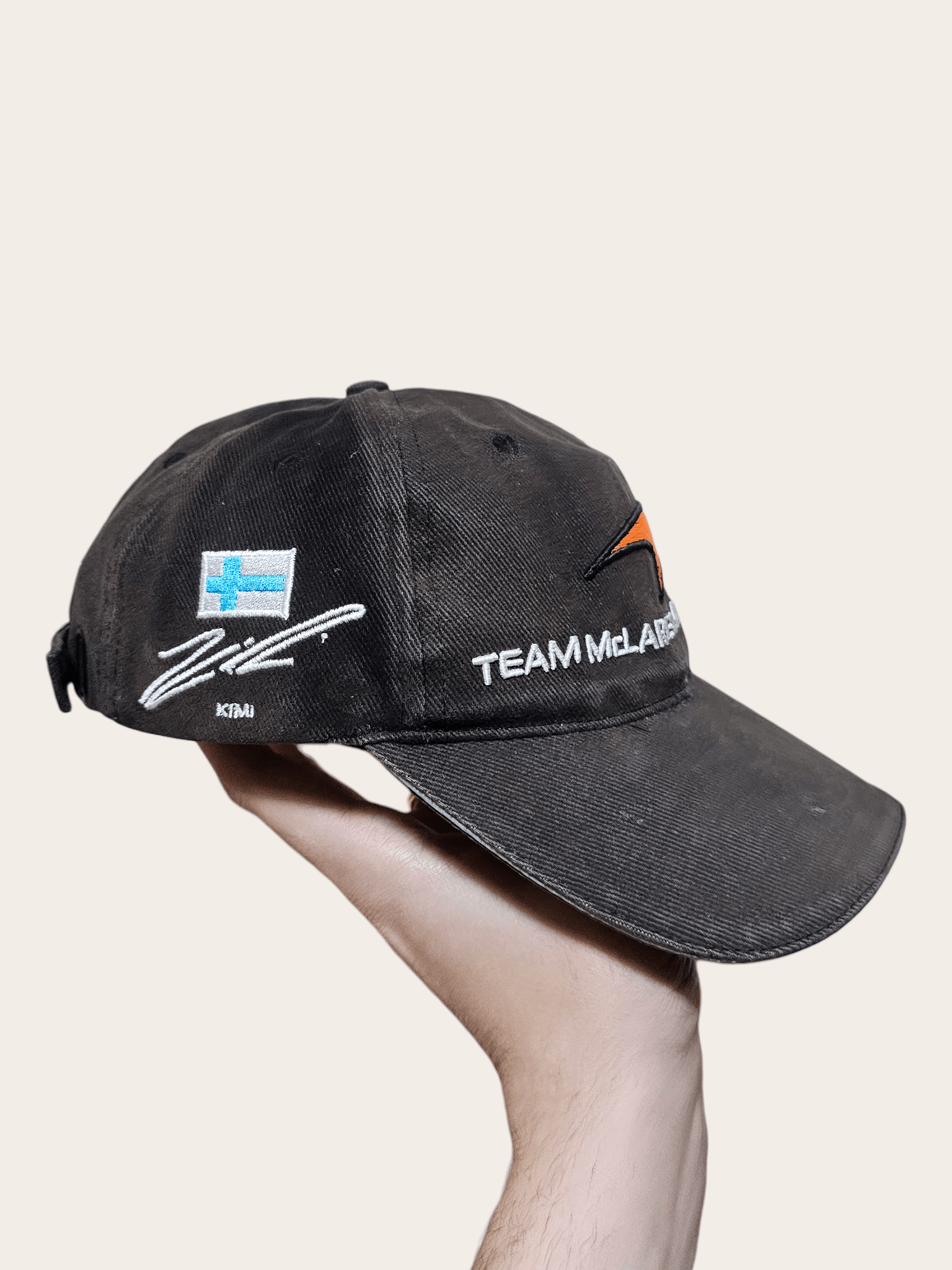 Formula 1 Kimi Raikkonen Juan Pablo McLaren F1 Hat Size ONE SIZE - 2 Thumbnail