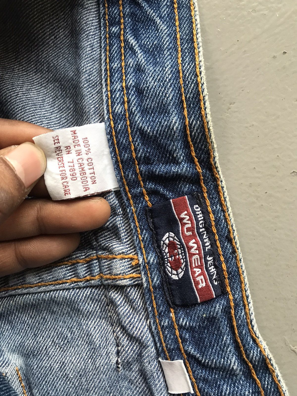JNCO × Vintage × Wu-Tang Clan Vintage Wu wear multiple pockets loose fit cargo denim Size US 35 - 6 Thumbnail