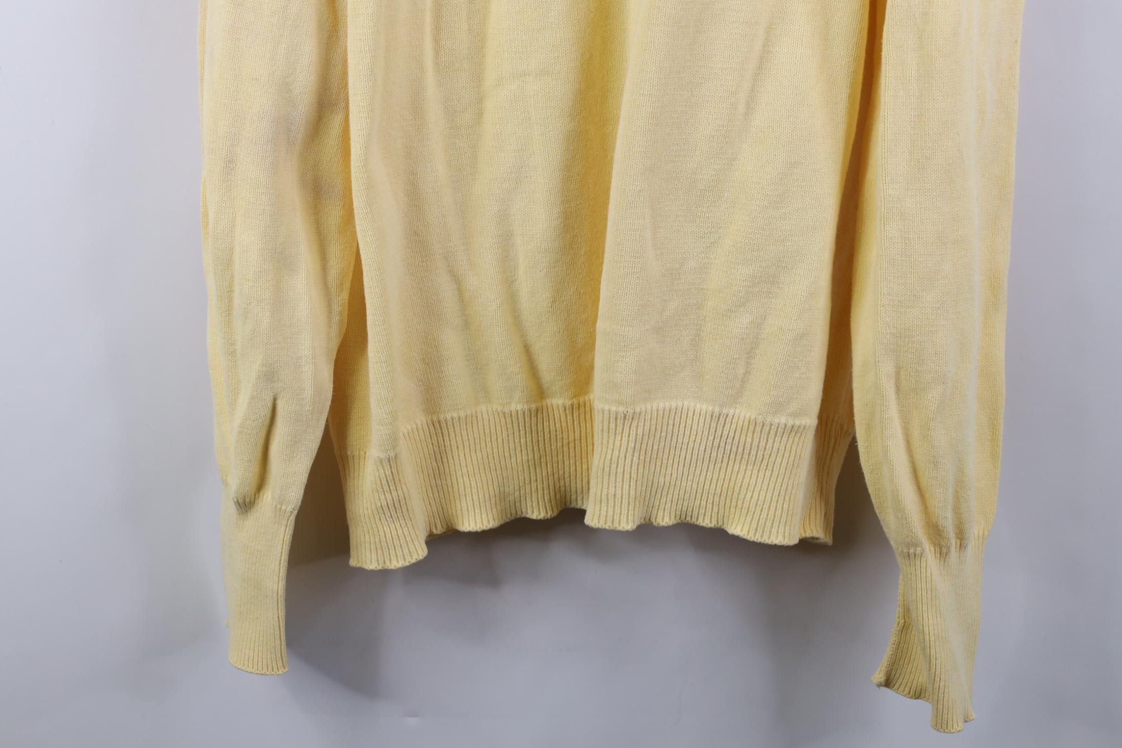 Titleist Vintage 90s Titleist Course Knit V-Neck Sweater Cotton USA Size US XL / EU 56 / 4 - 12 Thumbnail