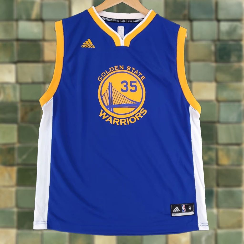 Adidas ADIDAS Kevin Durant Golden State Warriors Jersey Tank Mens XL Blue Size US XL / EU 56 / 4 - 1 Thumbnail