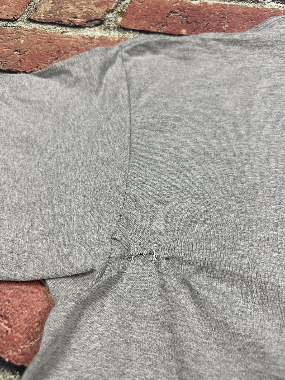Nutmeg Vintage Blank Gray T Shirt Plain 90s Tee Nutmeg USA Size US XL / EU 56 / 4 - 8 Thumbnail