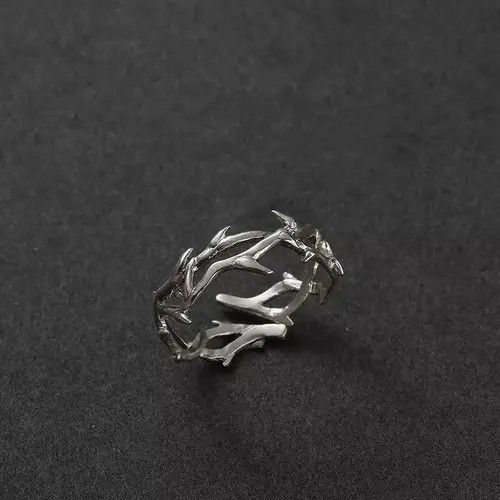 Jewelry Fuyuka x Honda Punk Irregular Thorns Couple Ring Adjustable Size ONE SIZE - 3 Thumbnail