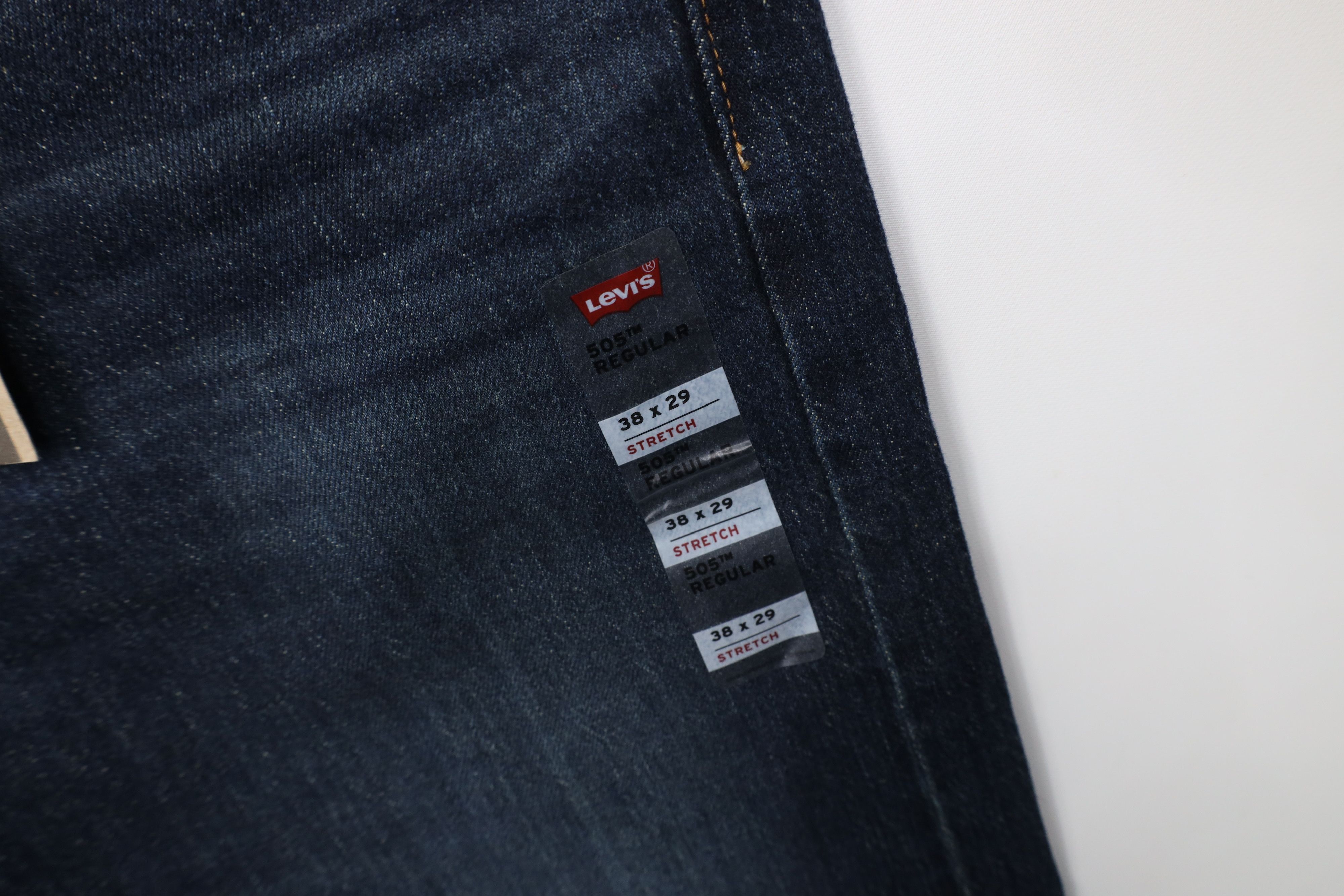 Levi's Deadstock Vintage Y2K Levis 505 Stretch Straight Leg Jeans Size US 38 / EU 54 - 6 Thumbnail