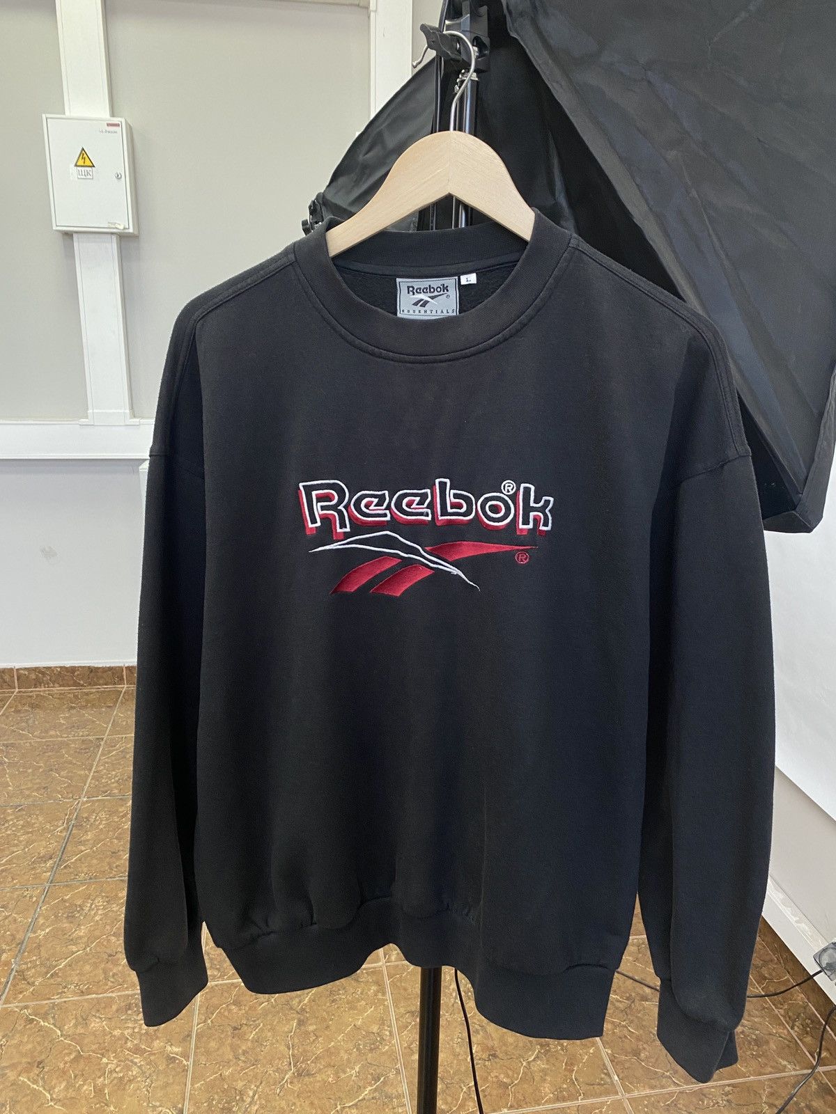 Reebok 🕷️ Vintage 90s Reebok Sweatshirt Y2K Rare Retro Hype Size US L / EU 52-54 / 3 - 1 Thumbnail