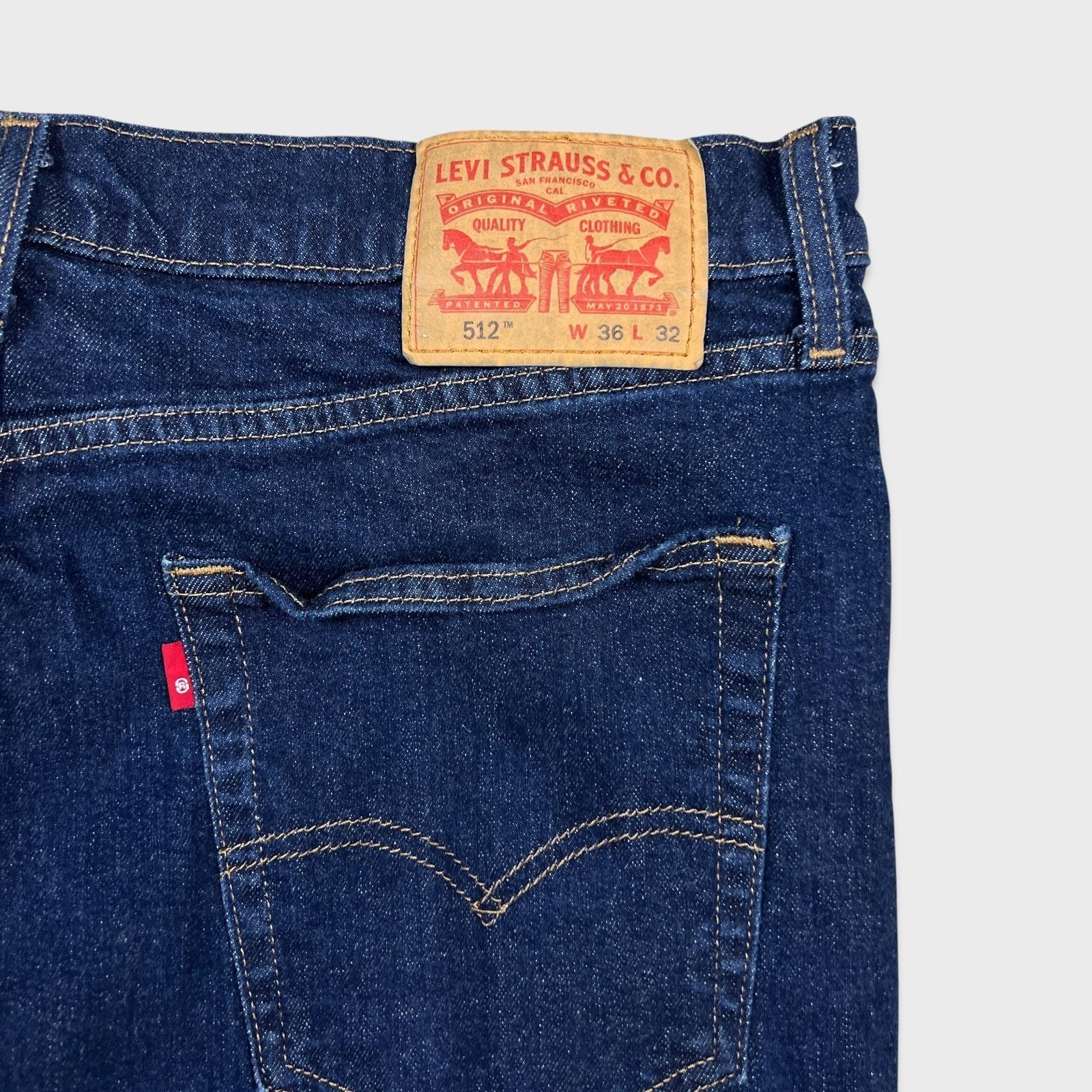 Levi's Levi's 512 Jeans 36x30 Slim Taper Leg Mid Rise Stretch Denim Size US 36 / EU 52 - 7 Thumbnail